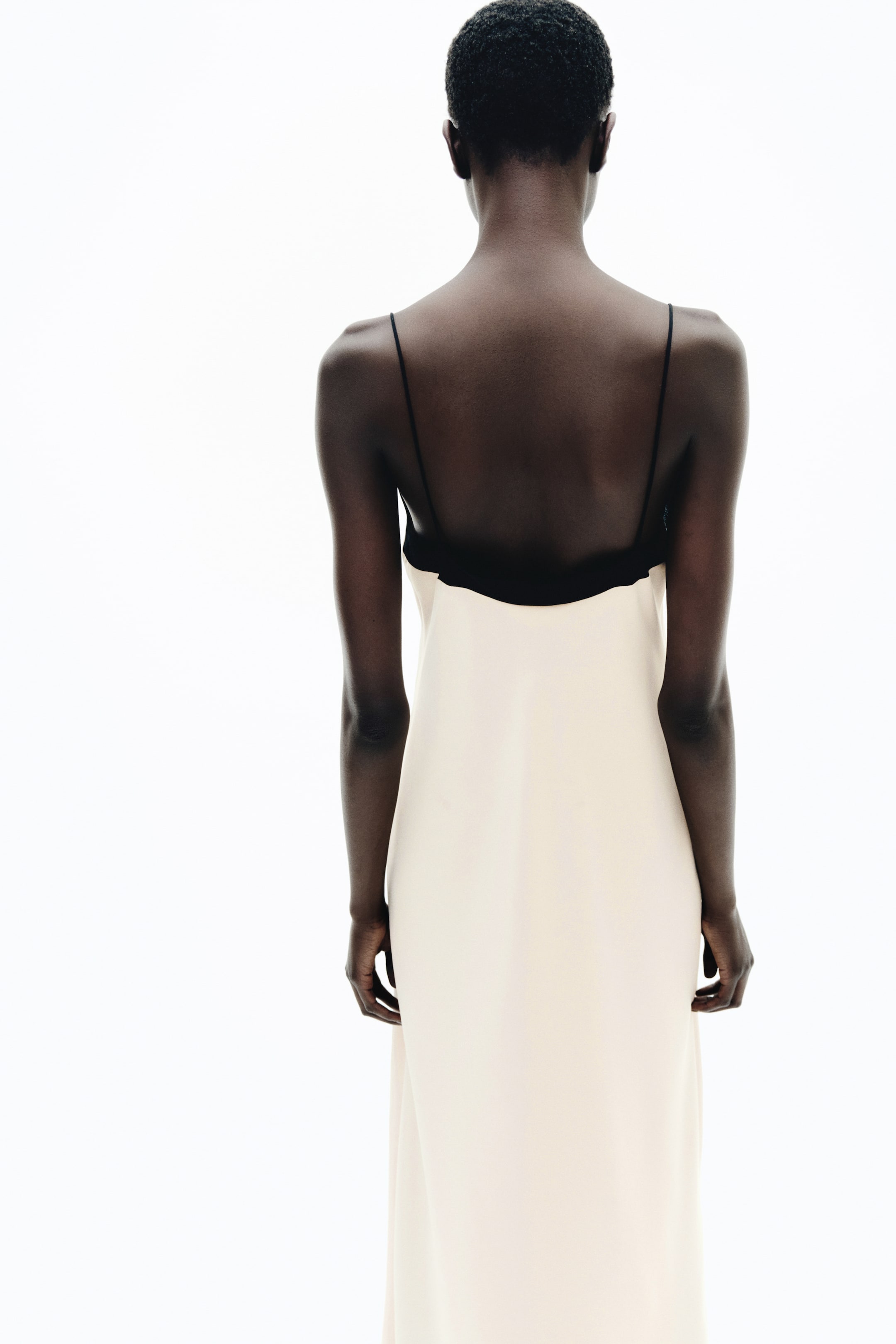 Crêpe Slip Dress
