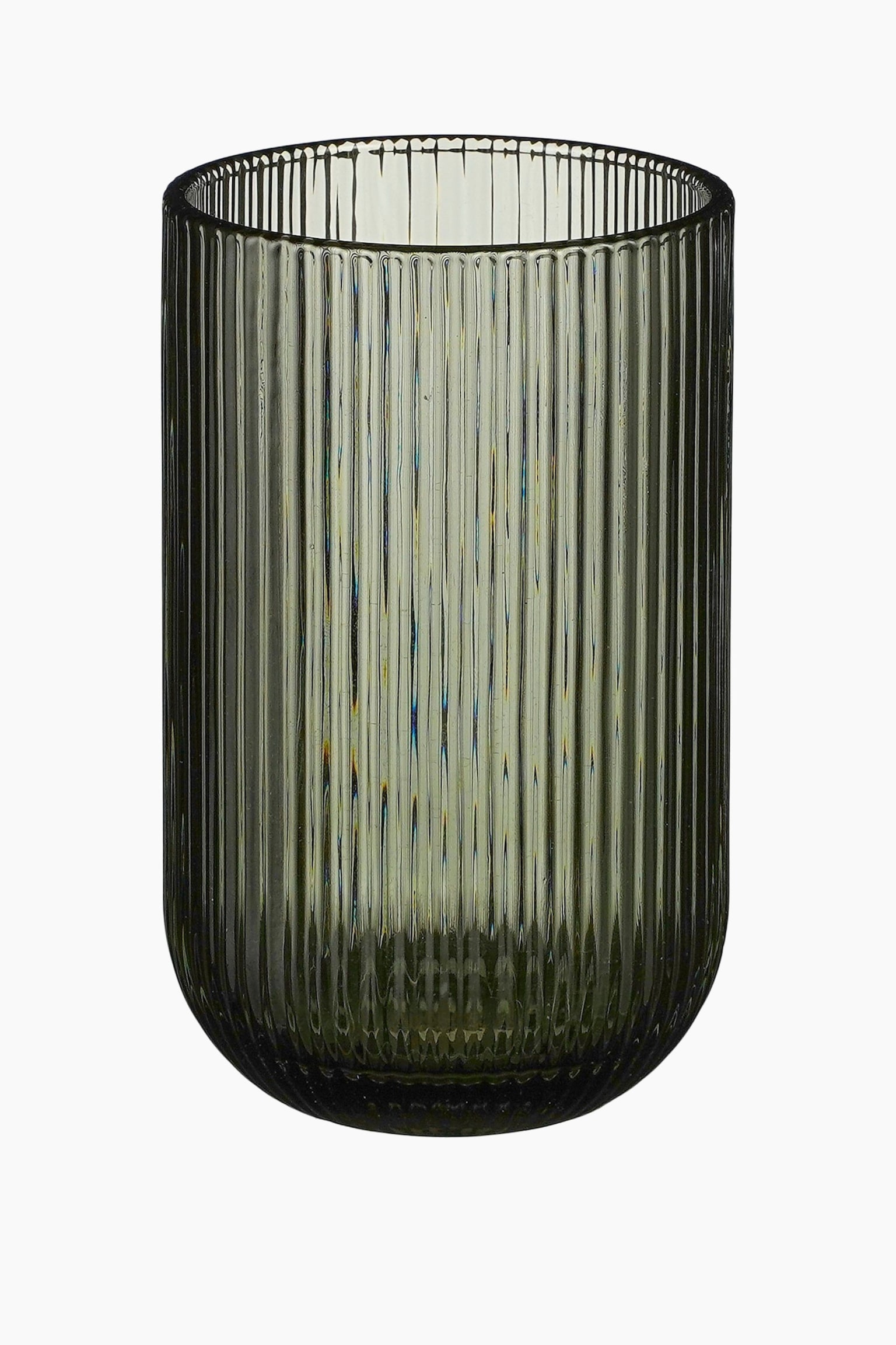 Set Van 6 Drinkglazen - Grijs/Transparant/Lichtgroen/Paars/Blauw - 1