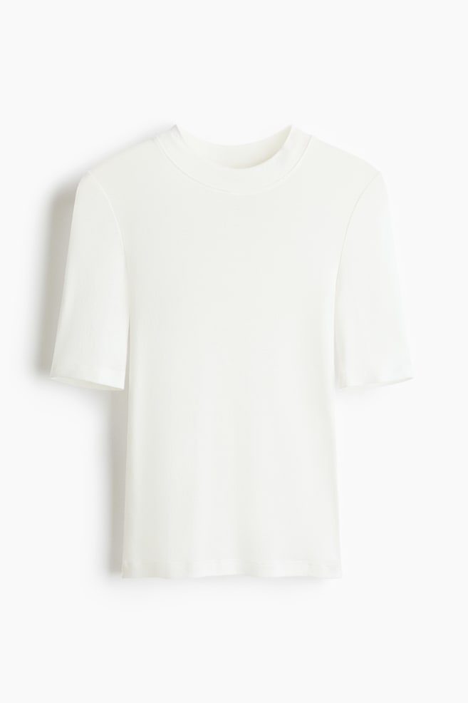 Camiseta en algodón pima - Blanco - 1