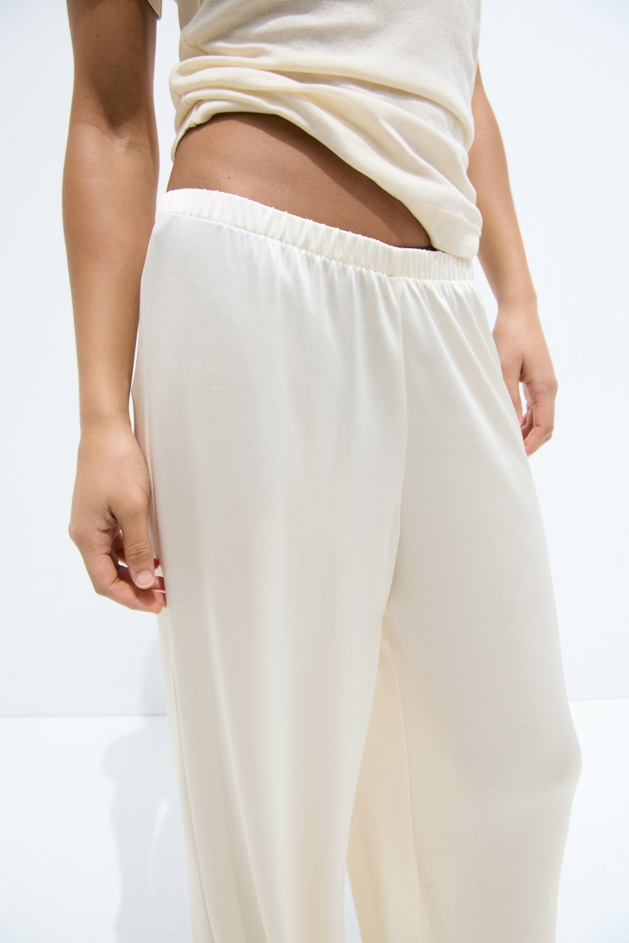 Женские брюки H&M Jersey Pull-On Pants — фото 6