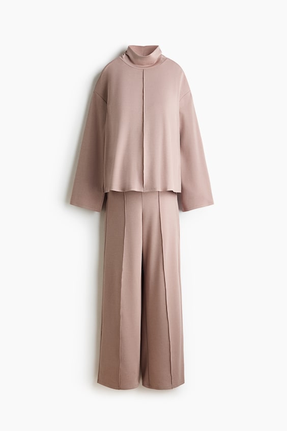 Женский комплект H&M Mama 2-Piece Tunic and Pants Set, цвет: Светлый серо-коричневый