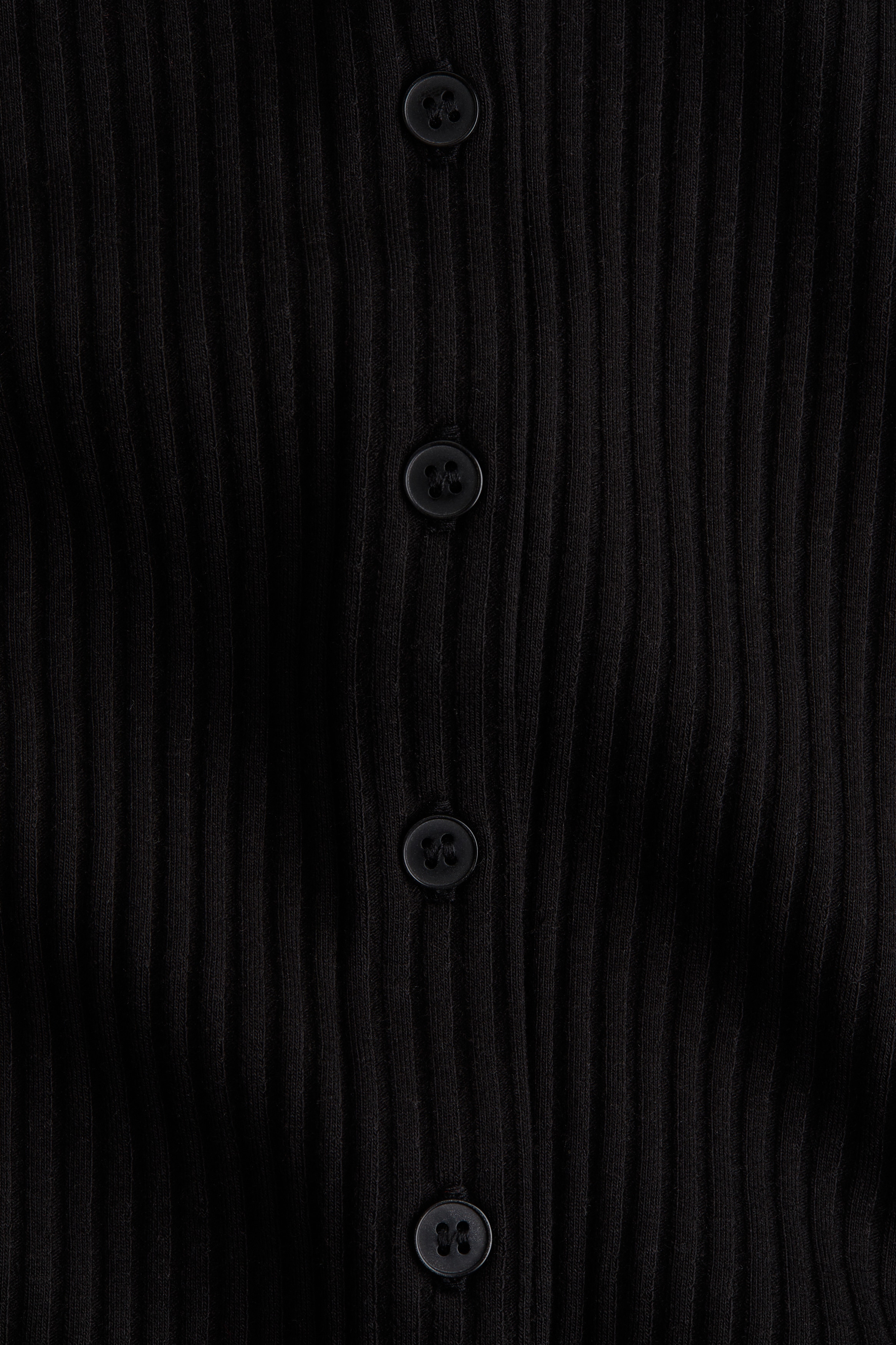 Ribbed cardigan