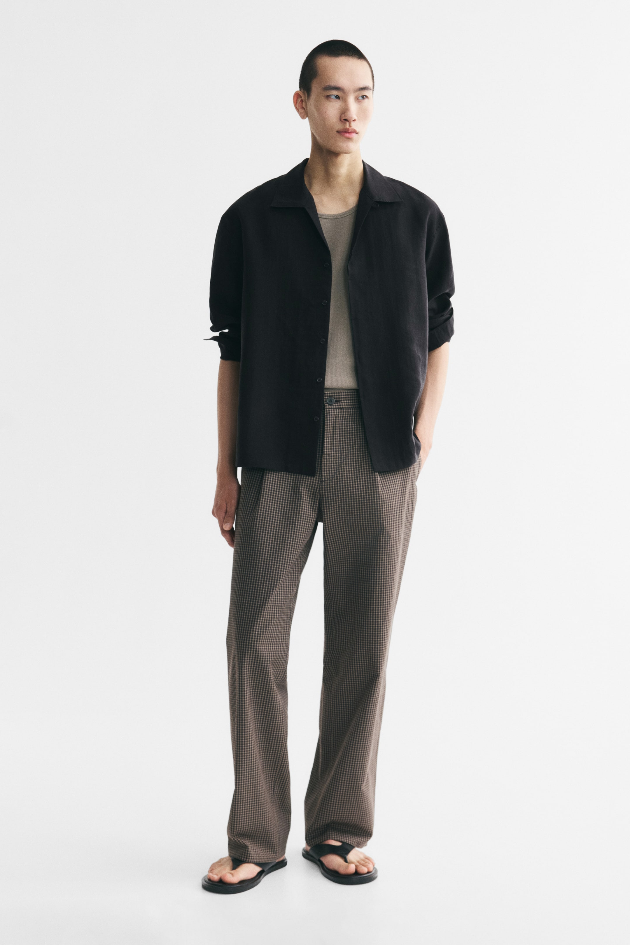 Relaxed-Fit Long-Sleeved Resort Shirt