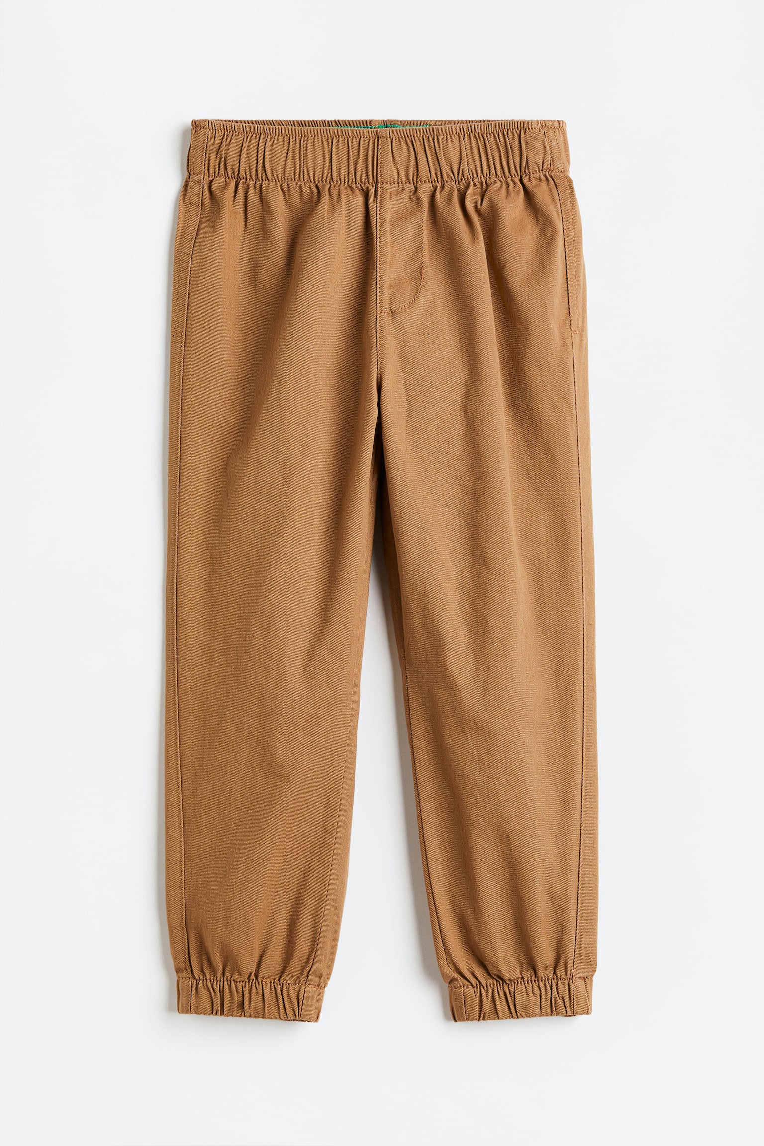 Twill joggers - Light brown
