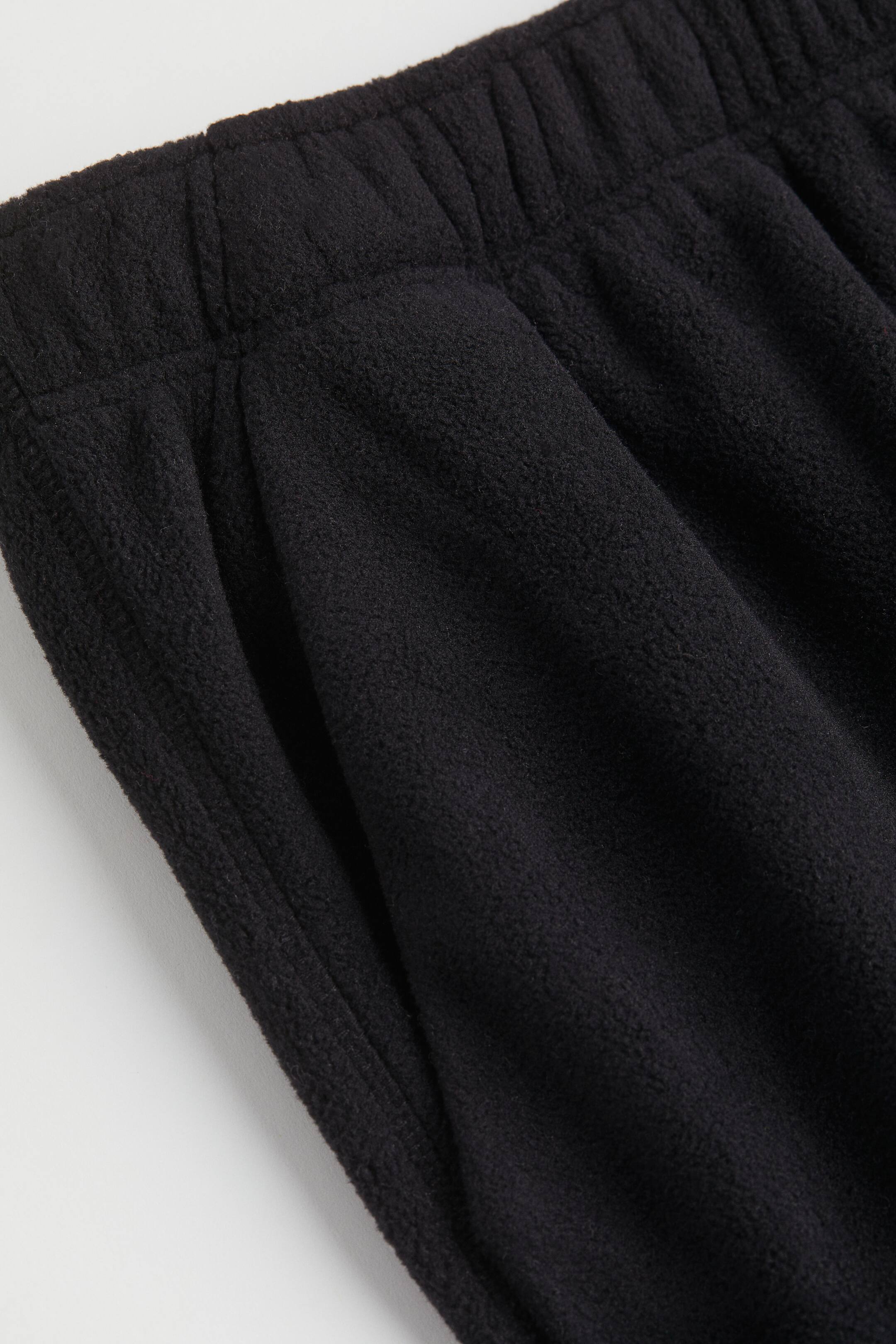 Fleece Joggers - Black - Ladies 