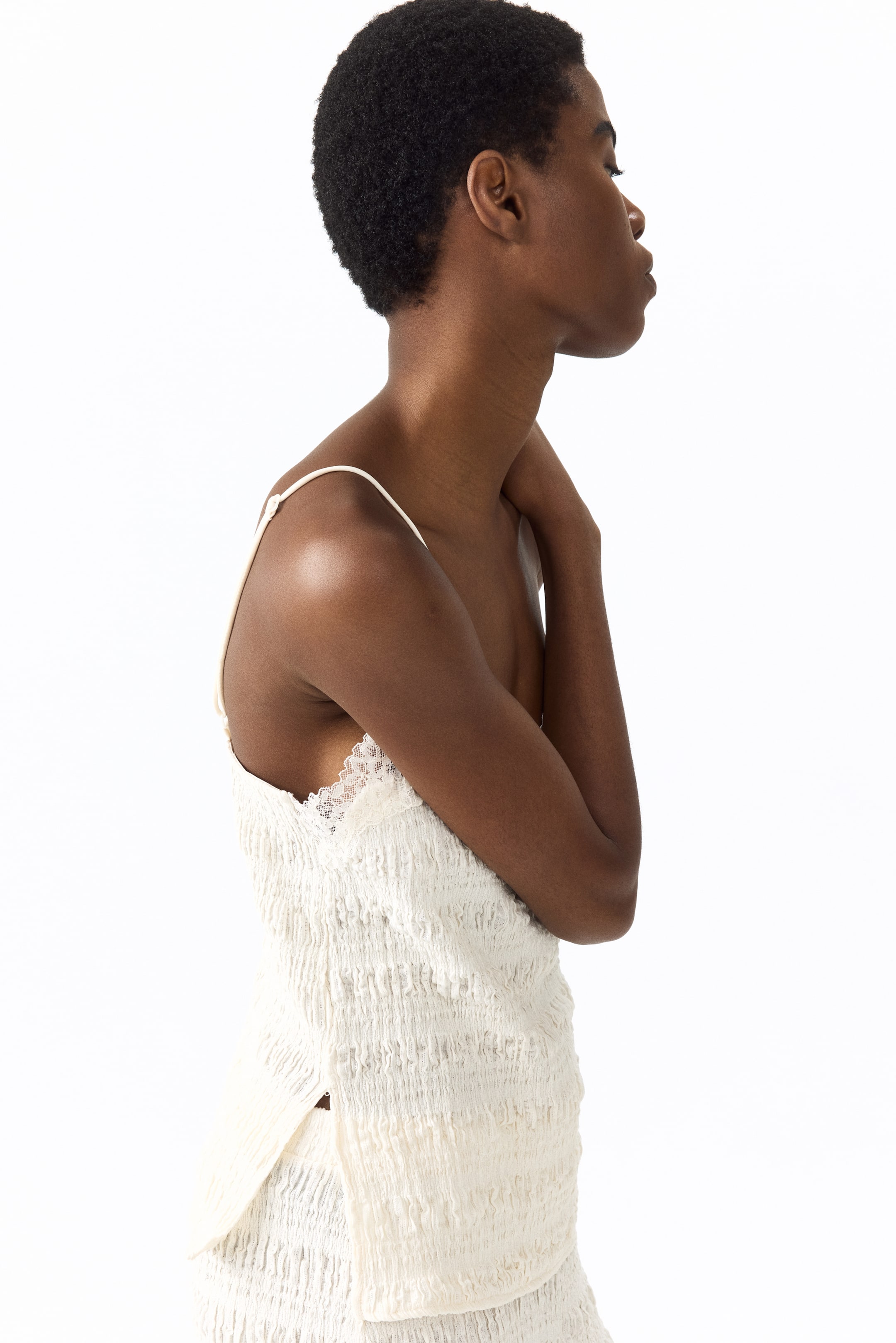 Textured Jersey Camisole Top