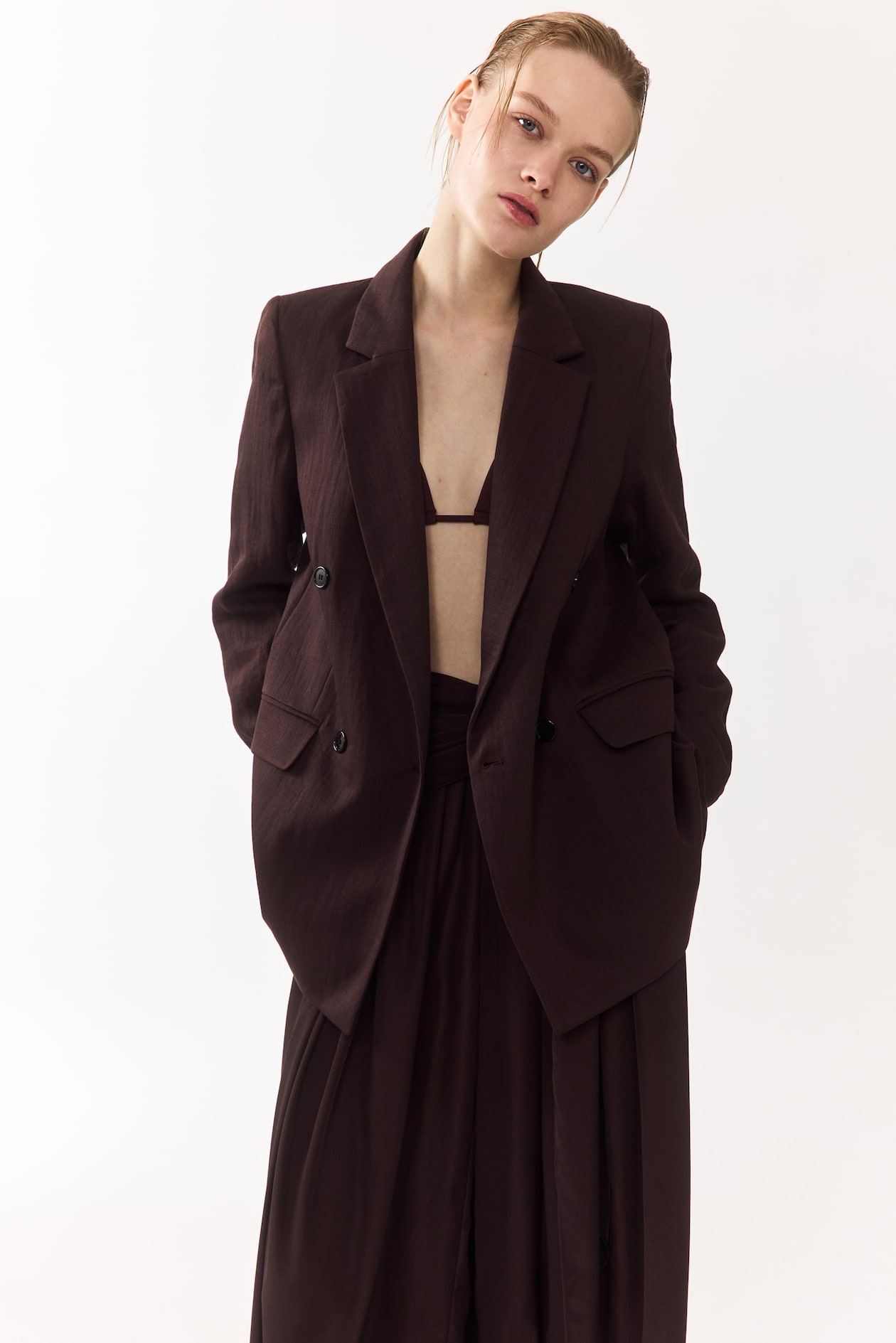 Double-Breasted Blazer - image 4