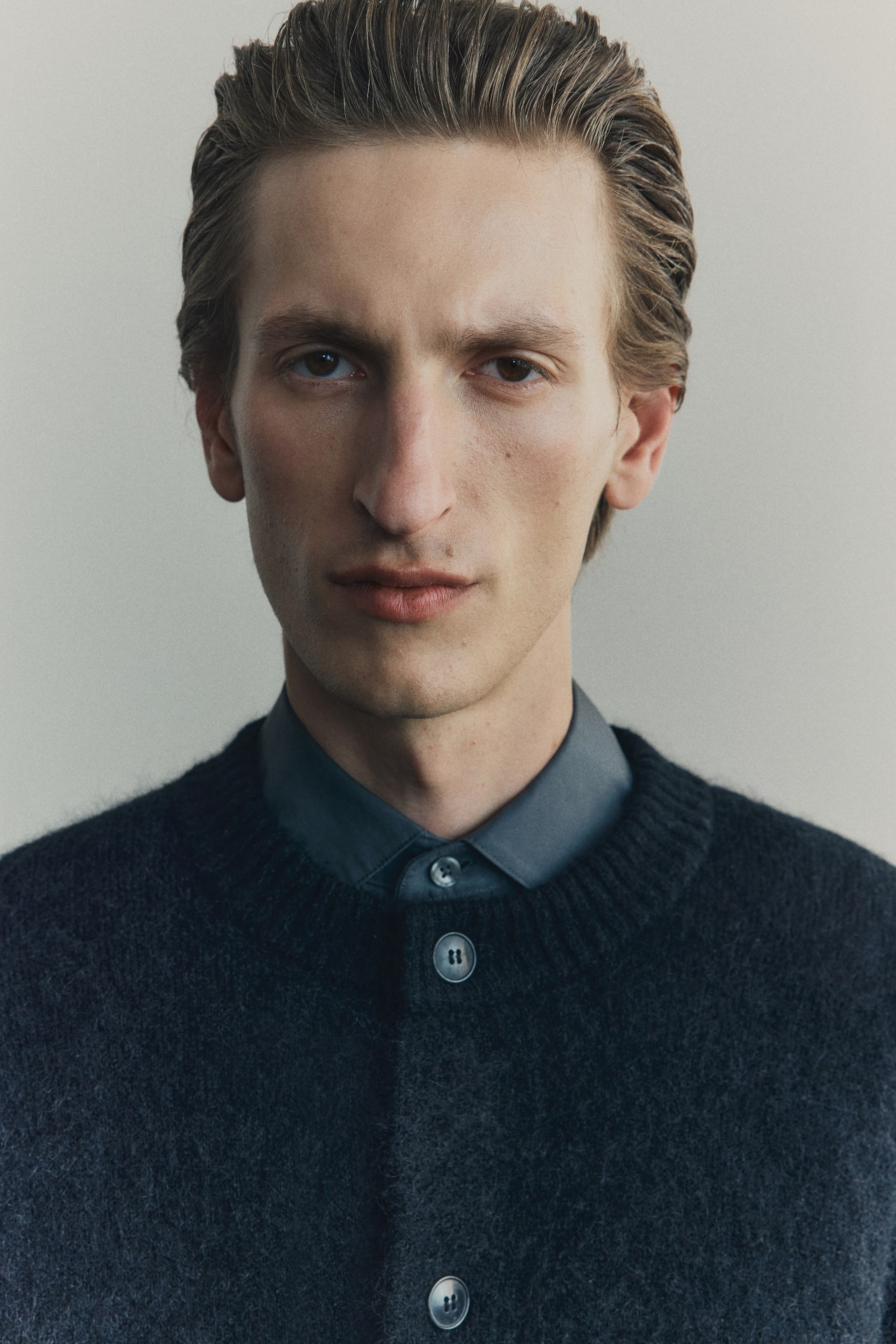 Ingrandisci l'immagine: Cardigan in misto mohair Relaxed Fit - Nero - UOMO | H&M CH 4