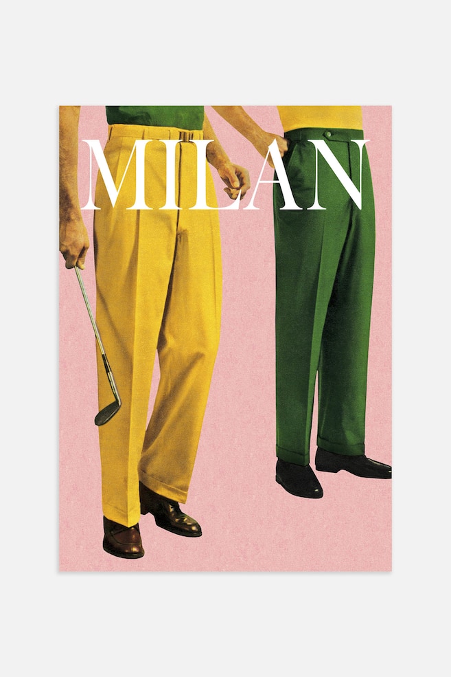 Milan Golf Poster - Cor De Rosa - 1