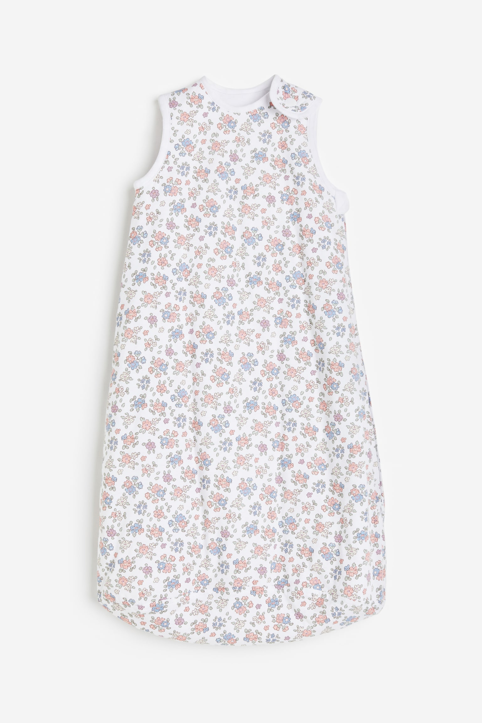 Printed sleep bag - White/Floral/White/Animals/Dark grey/Sweet Dreams/Light grey marl/Koala/White/Koalas/White/Giraffes/Light dusty pink/Hearts/White/Hot Air Balloons/Light blue/Animals/Light pink/Floral/White/Animals - 1