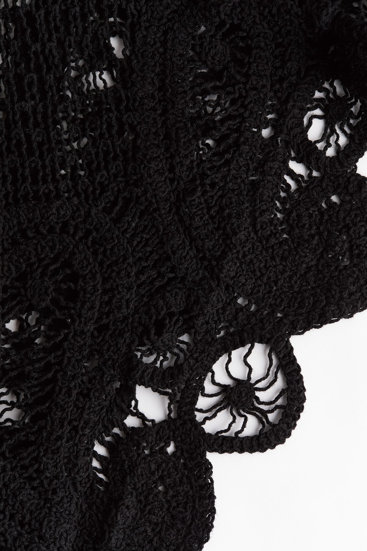 Asymmetric Crochet-Look Top - image 3