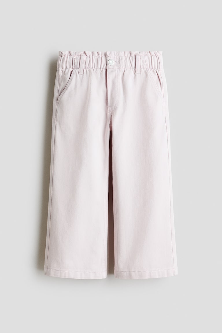 Wide Leg Farmerke s nabranim strukom