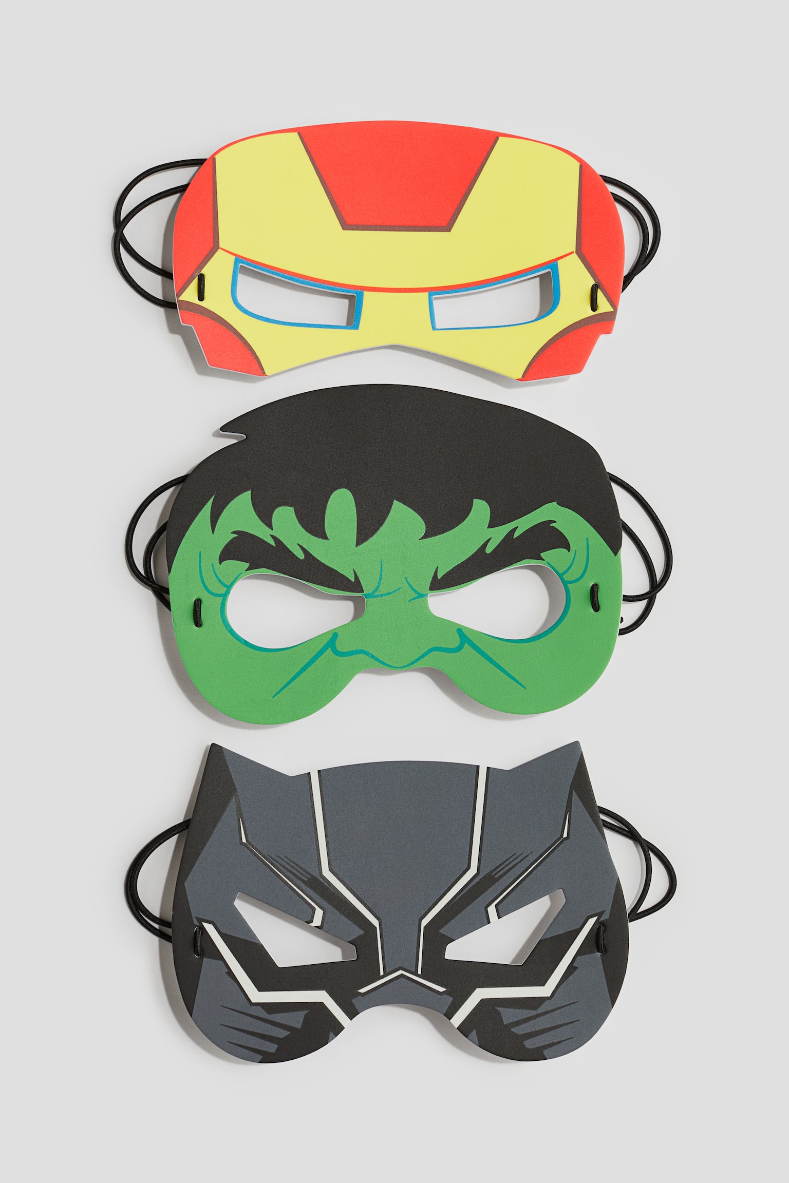 3-pack maskeradmask - Gul/Marvel Comics - 1