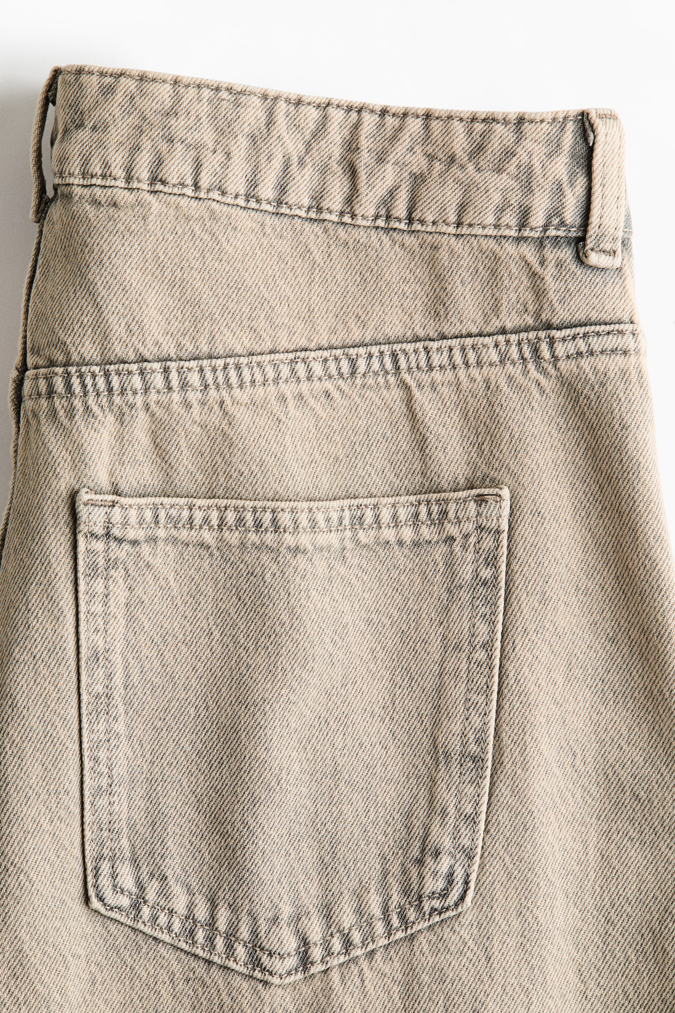Jean tonneau taille haute