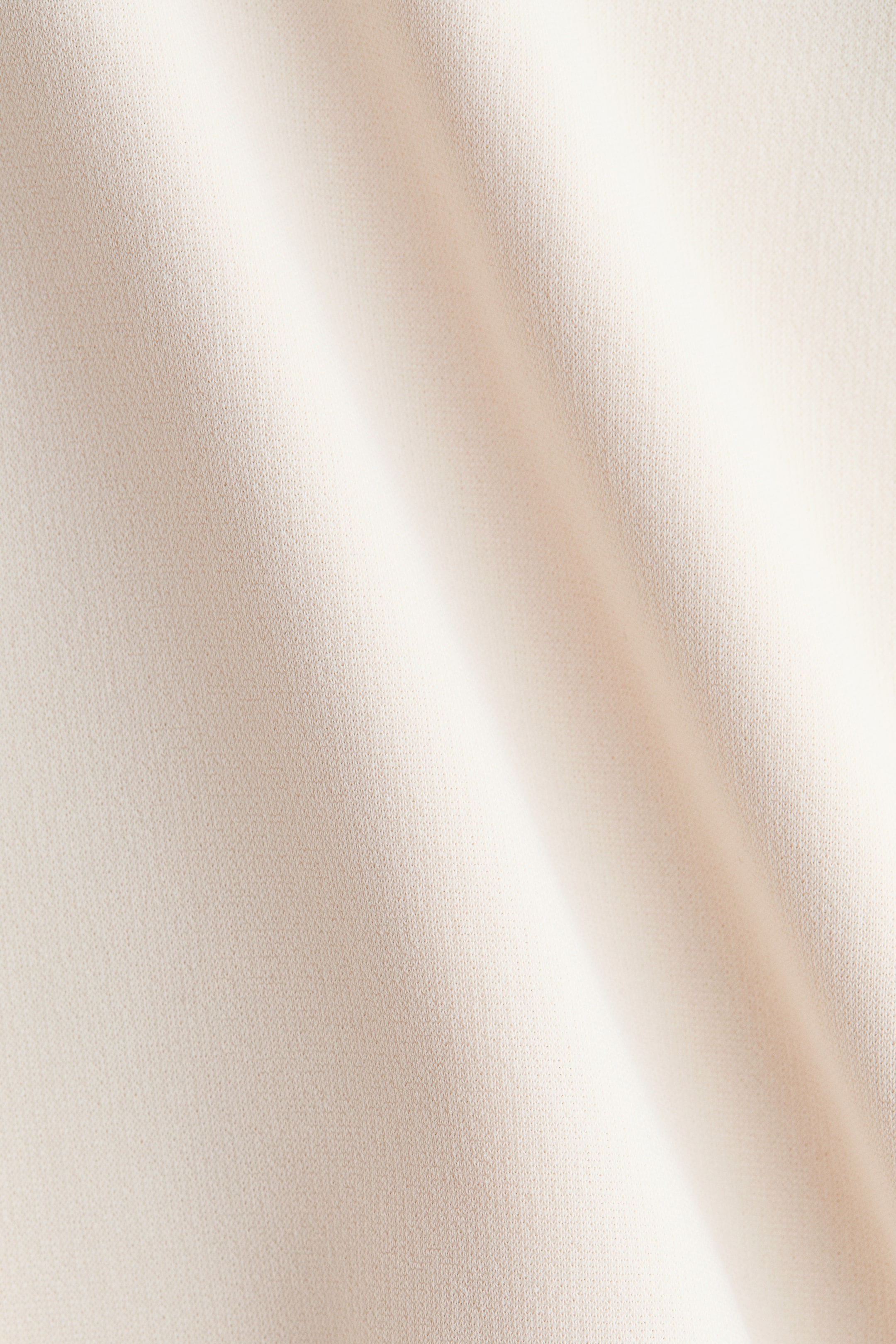 View larger image: Waisted jersey dress - Cream - Ladies | H&M US 2