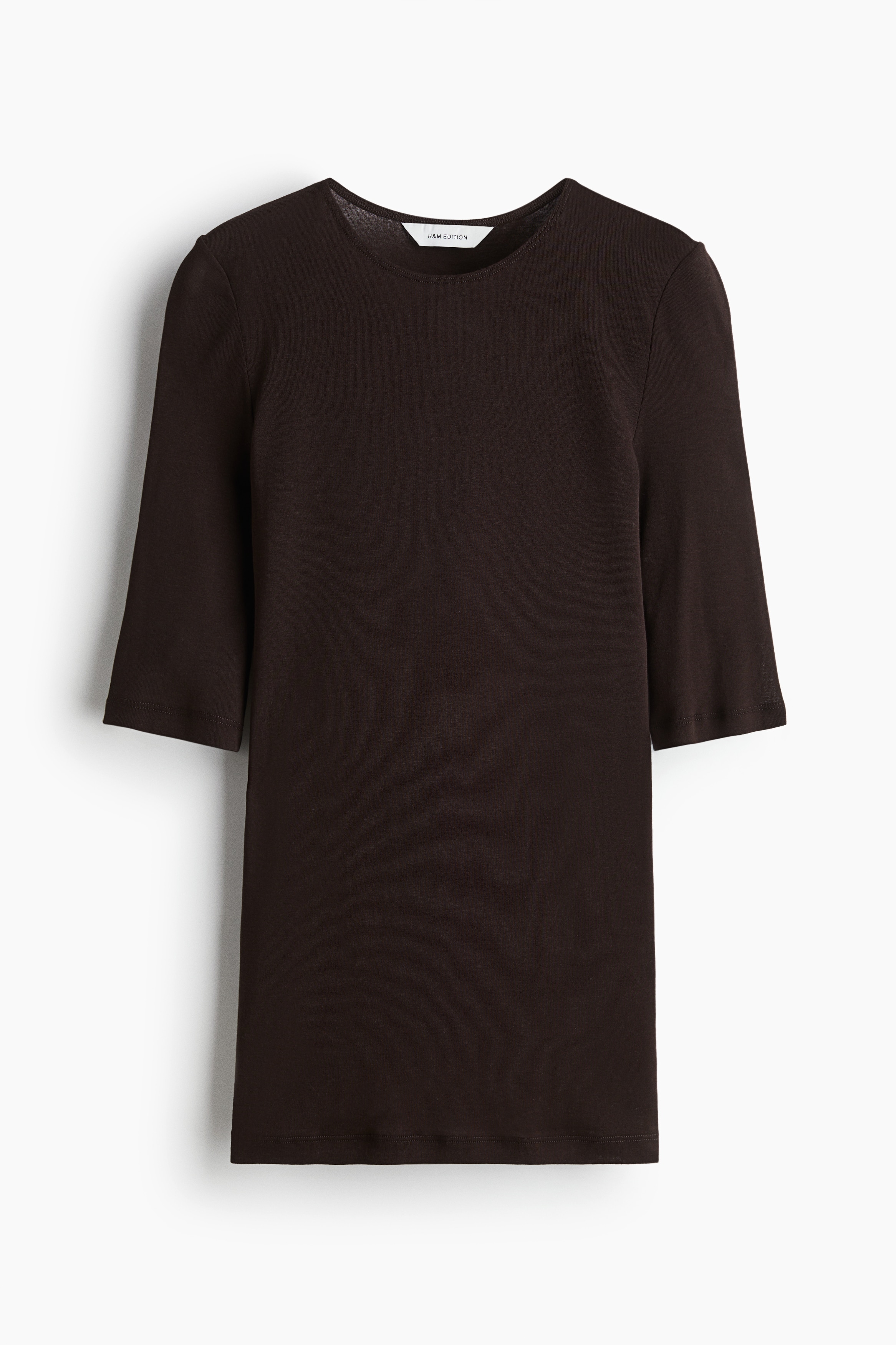 Pima Cotton Tee - Dark brown/Beige/Dark brown/Bright red/Dark beige/Orange/Pink/Dark khaki green