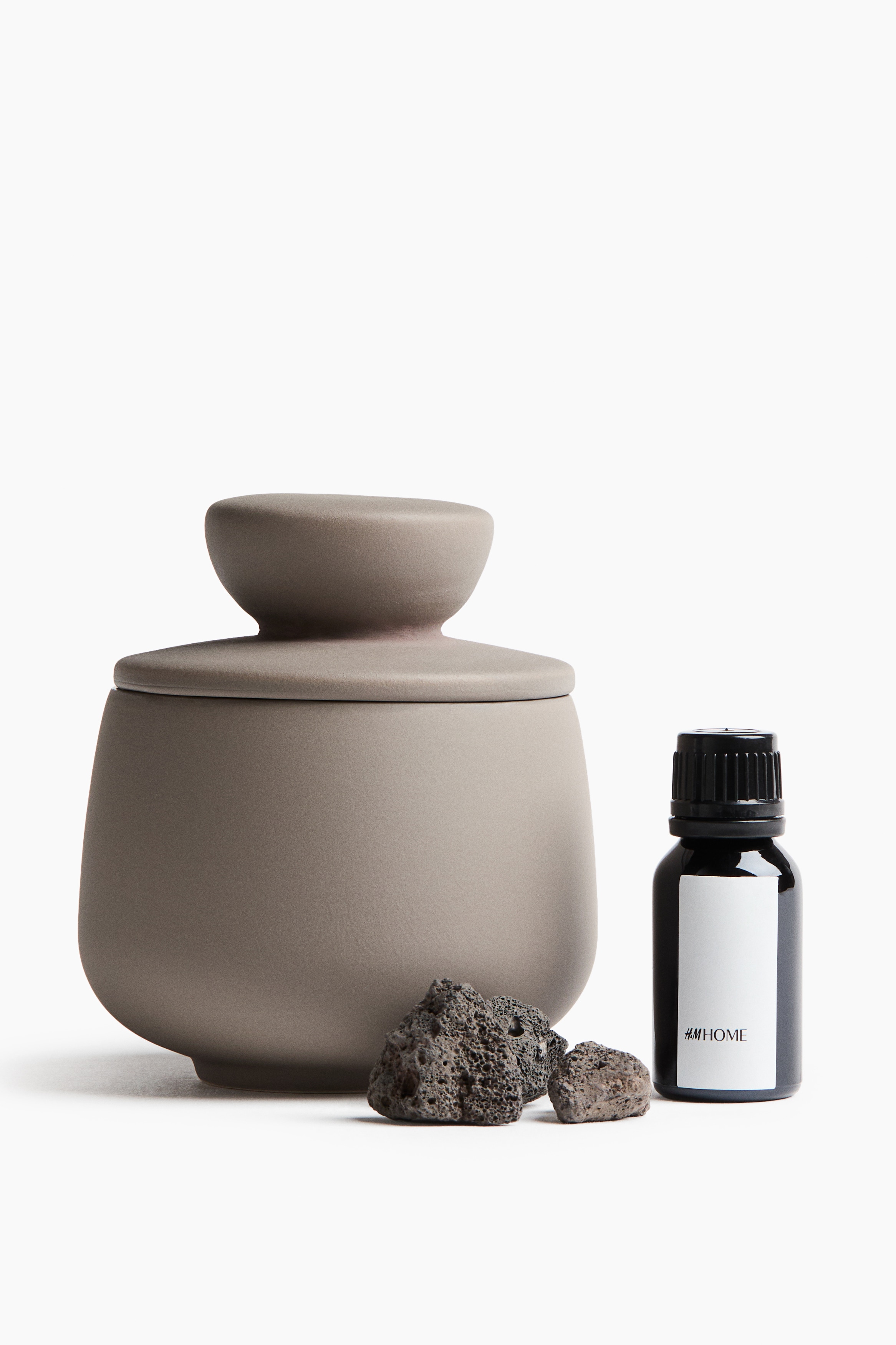 Diffuserset met lavasteen - Papyrus Oud/Salted Sea