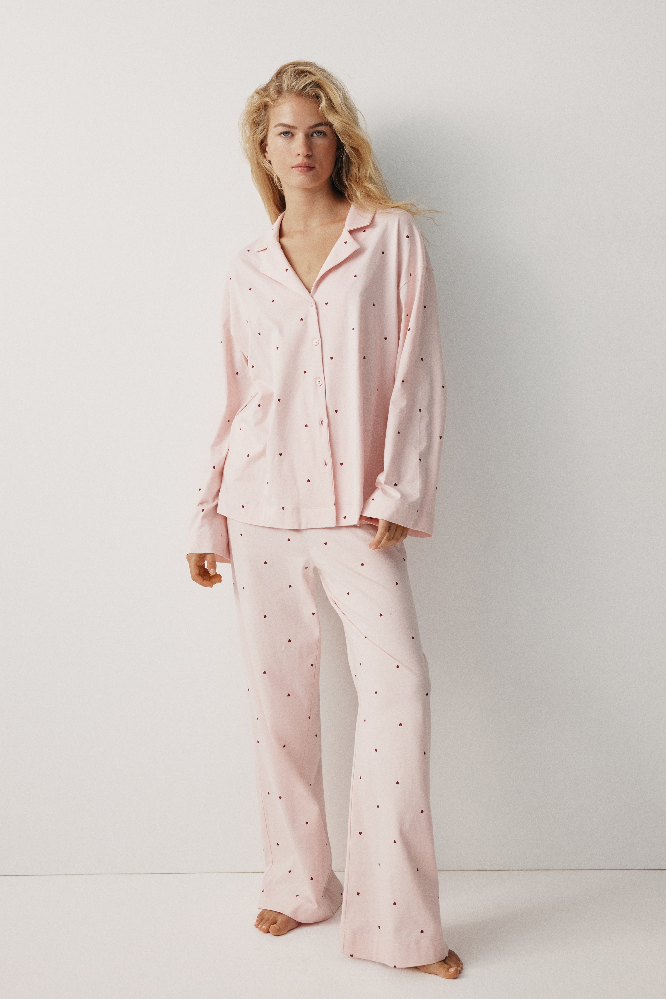 Printed cotton pyjamas