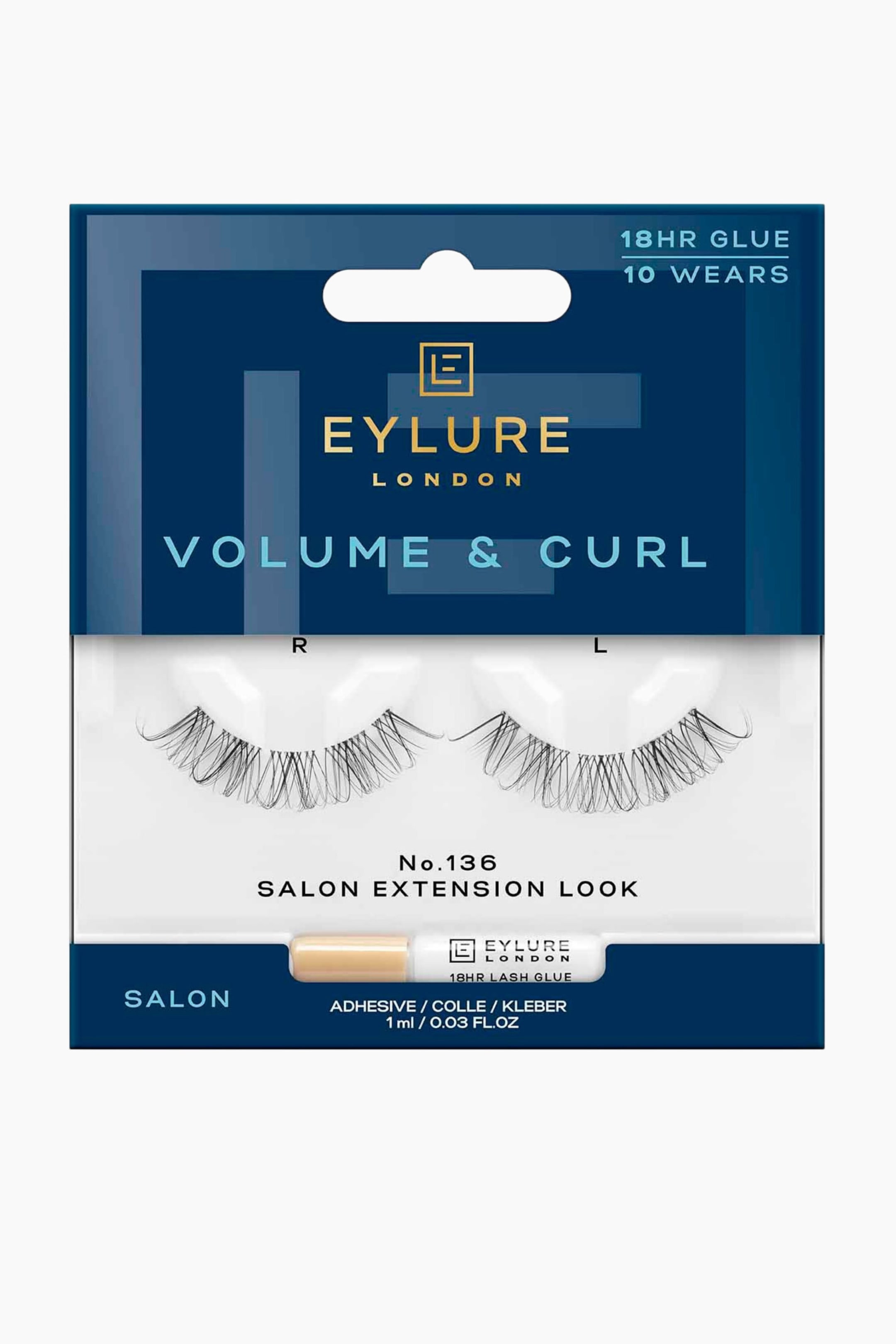Se større billede: Volume & Curl No.136 - Sort - Eylure - Beauty all | H&M DK 1