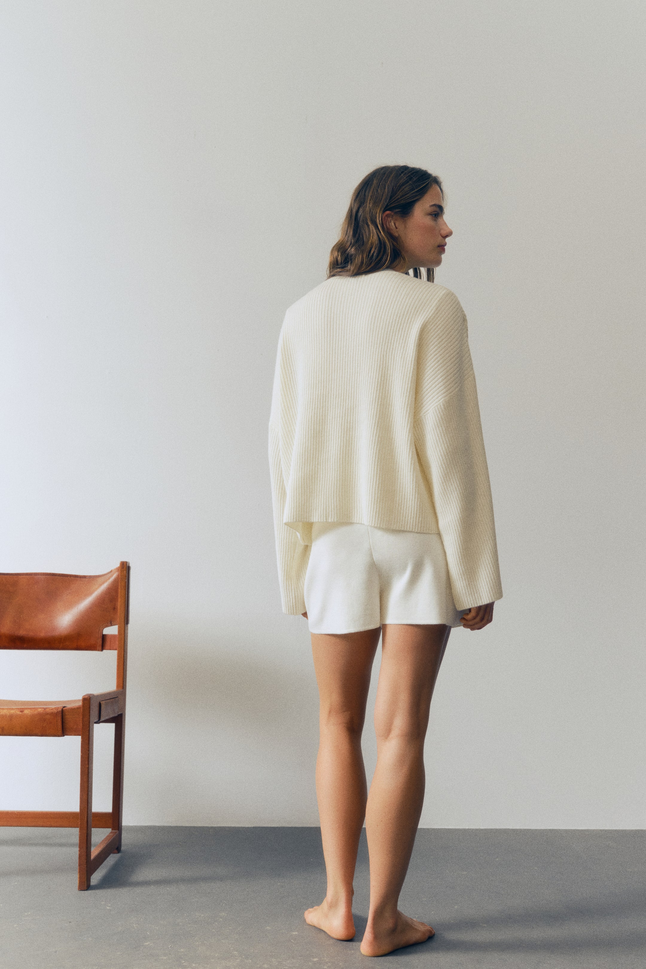 Rib-Knit Sweater