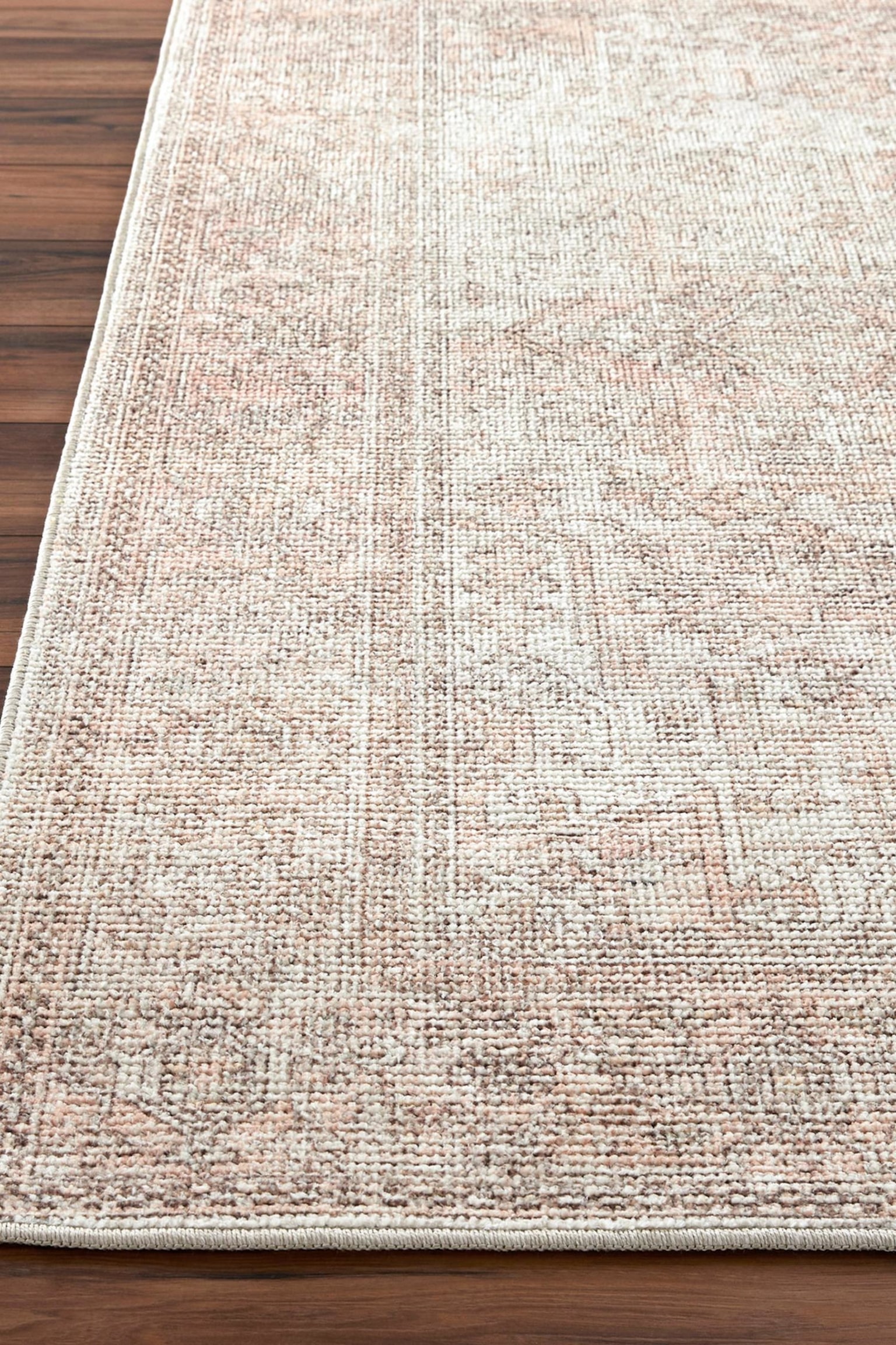 Aashi Oriental Vintage Area Rug - Brown, Ivory - 3