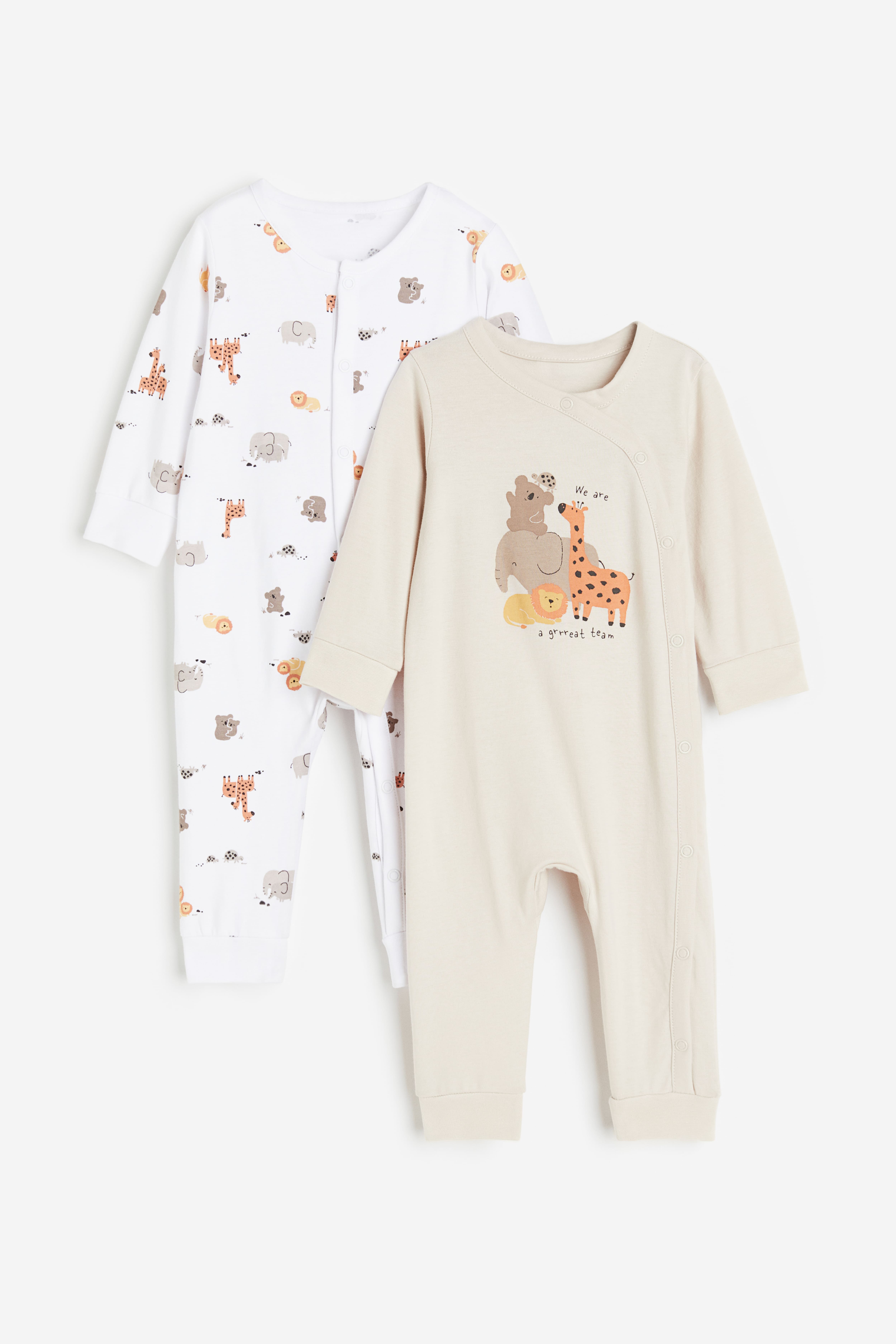 H&m best sale footless sleepsuits