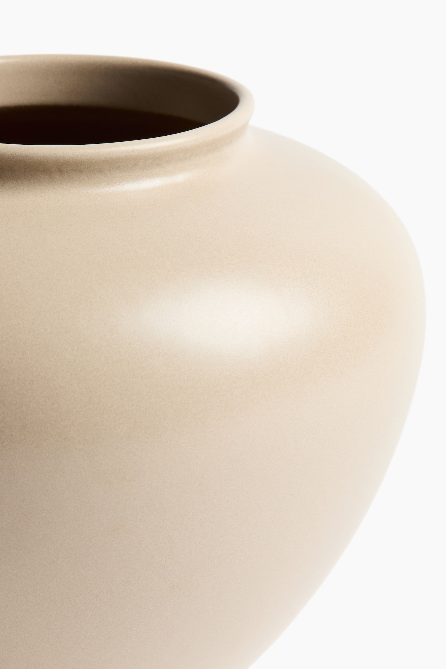 Terracotta vase - Beige - 2