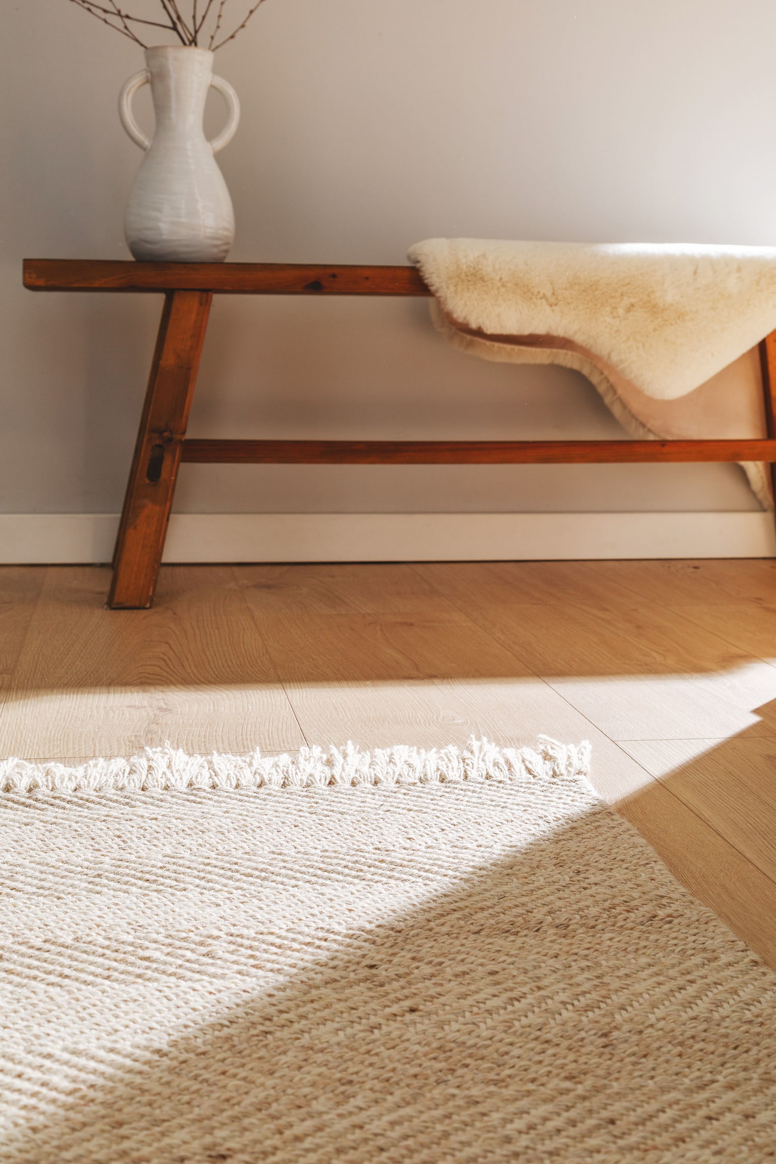 Tapis De Couloir En Laine Lars - Beige - 4