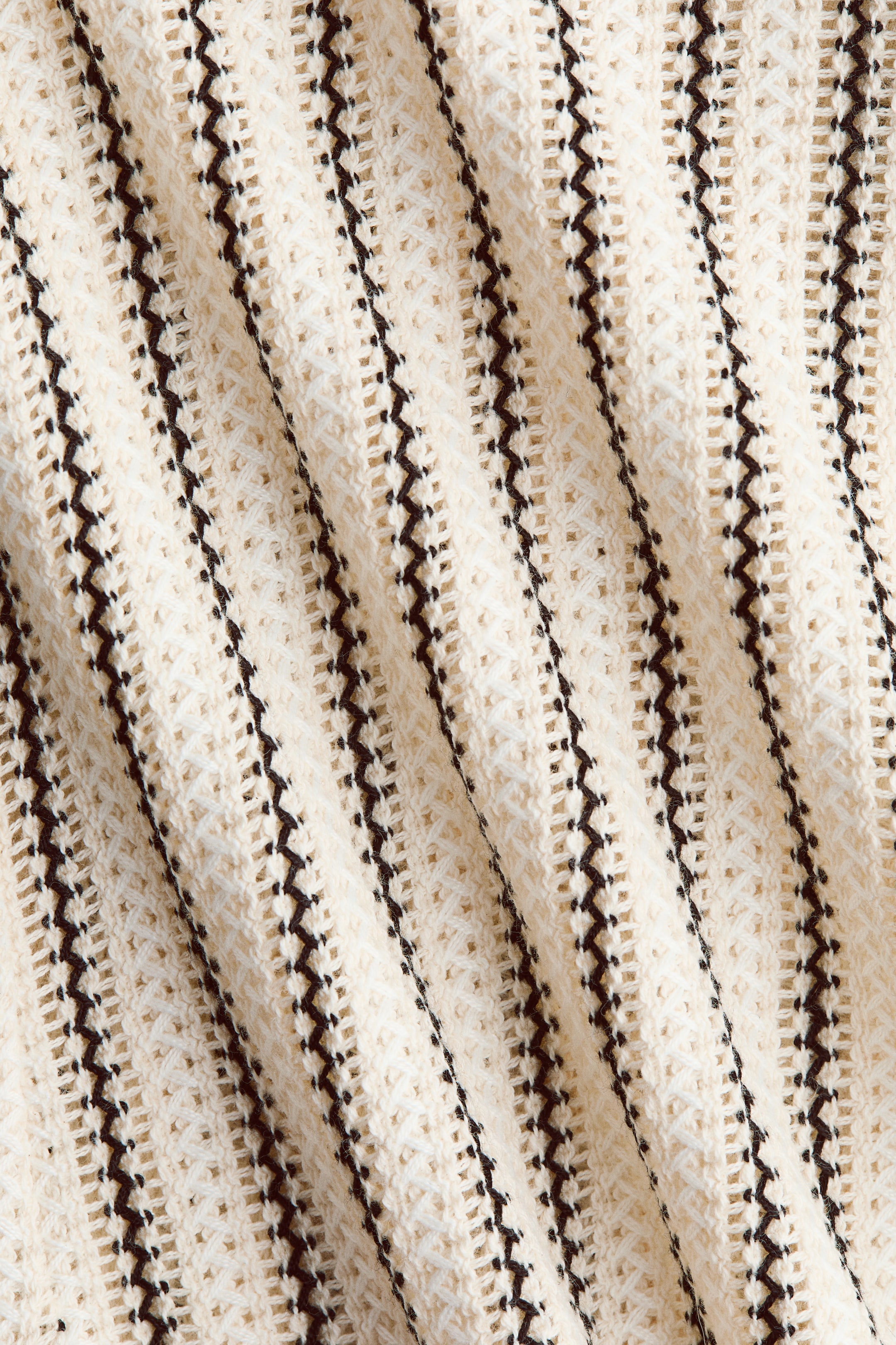 Haut à dos nu en tricot pointelle