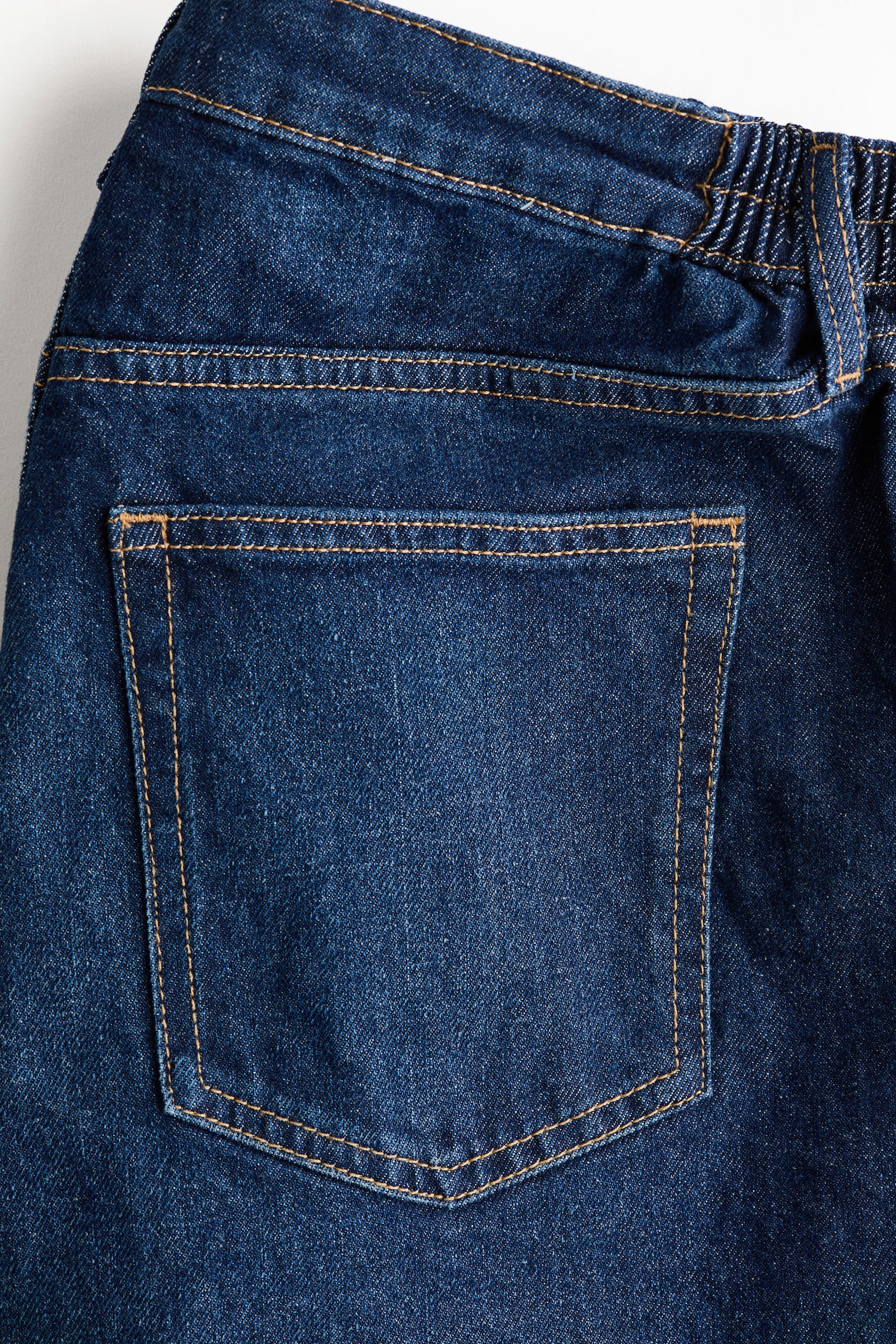 MAMA Straight Ankle Jeans - כחול ג'ינס כהה - 6