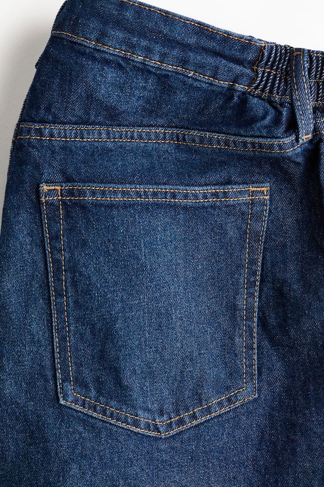 MAMA Straight Ankle Jeans - Dark denim blue - 6