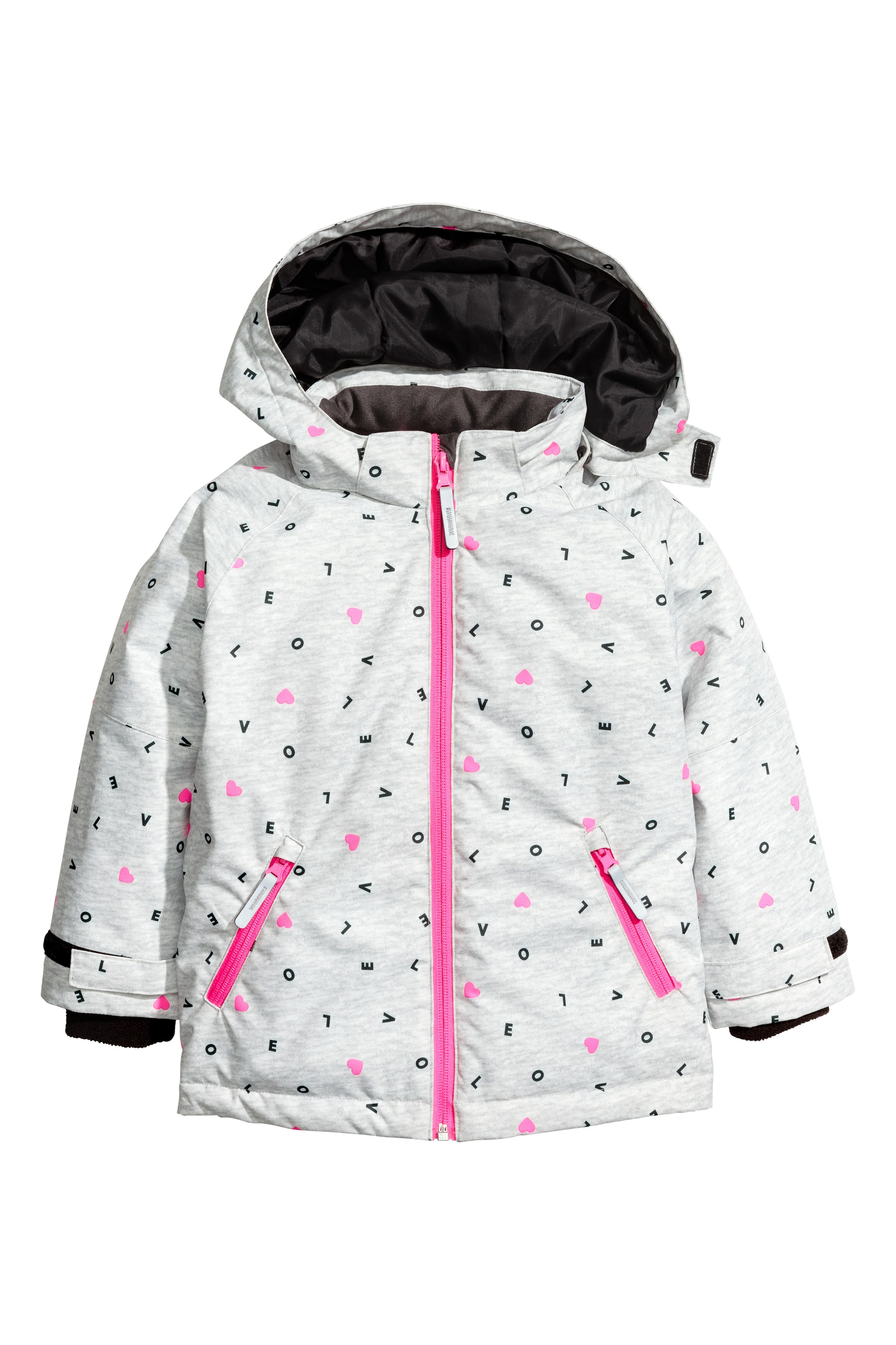 View larger image: Outdoor jacket - Light Grey/Love - Kids | H&M GB 1