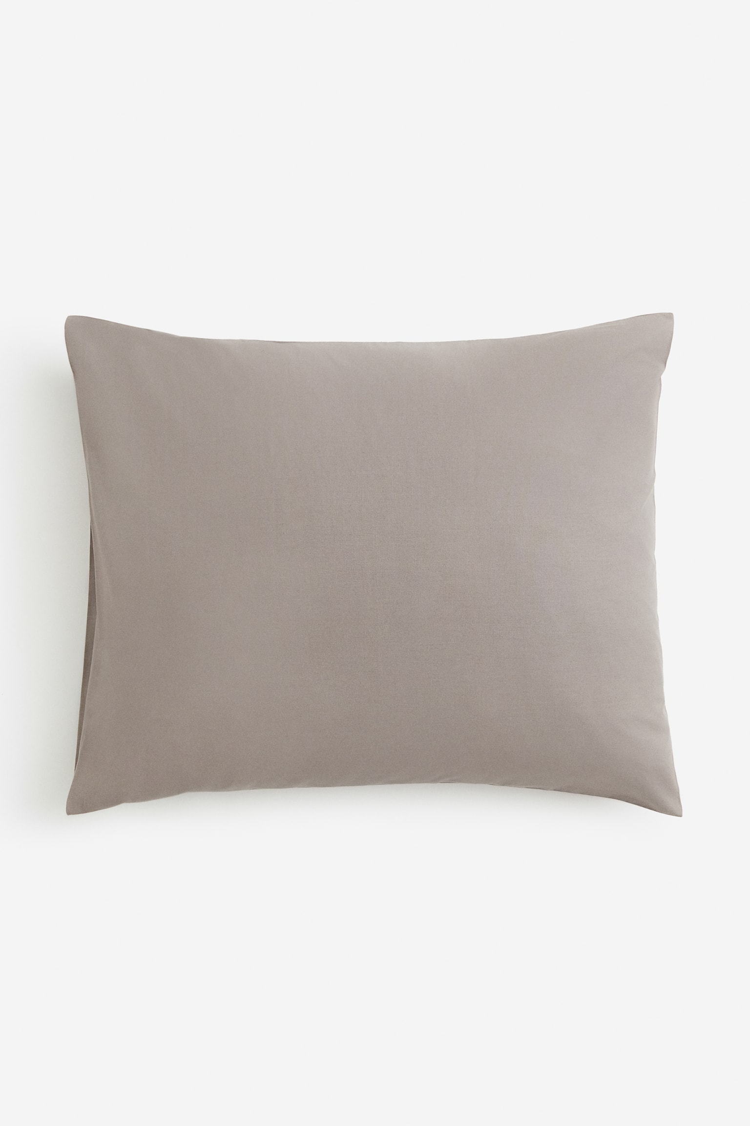 Cotton pillowcase - Greige/Dark brown/Dark green/White/Light pink/Sage green/Pigeon blue/Light beige - 1