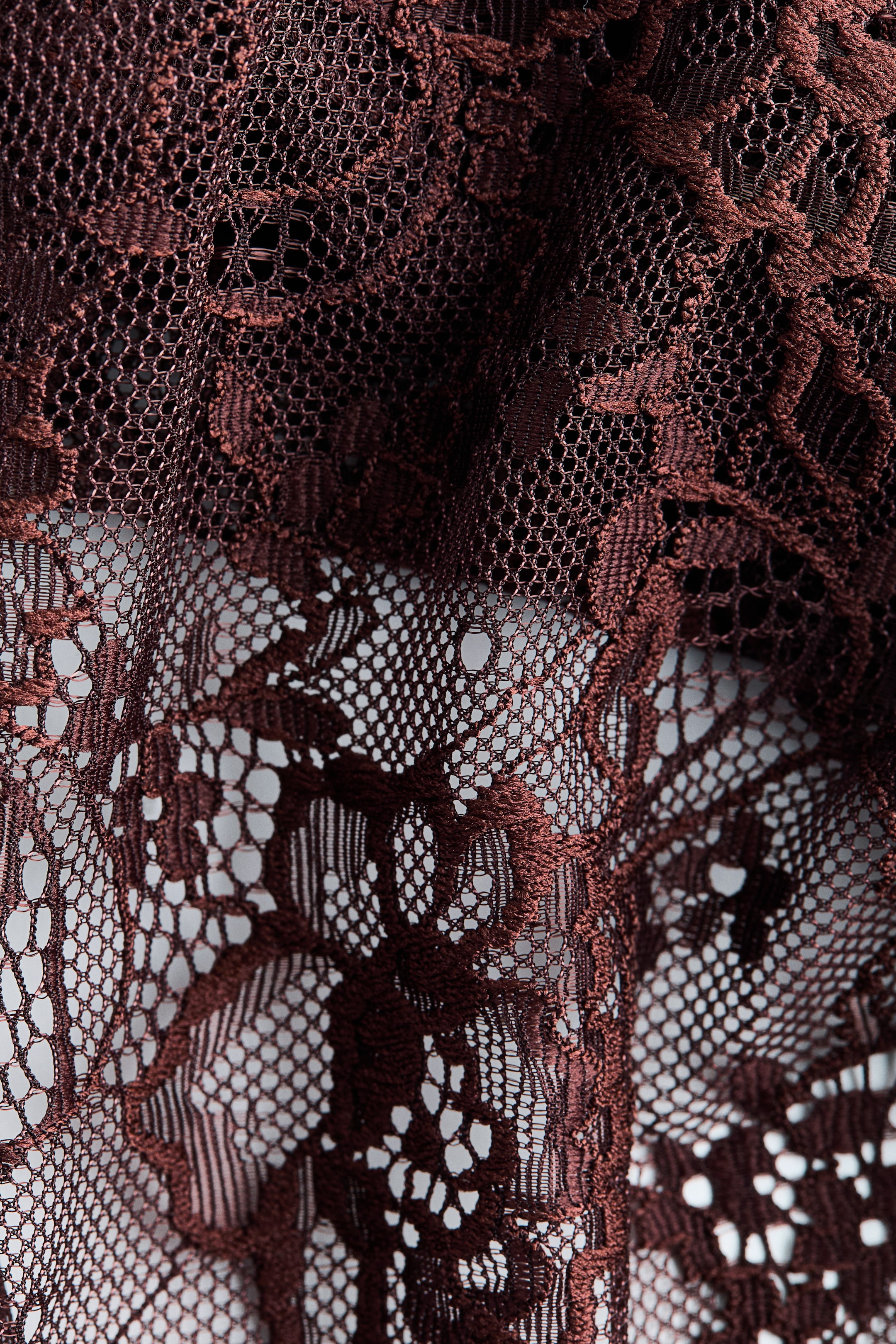 Square-Neck Lace Dress