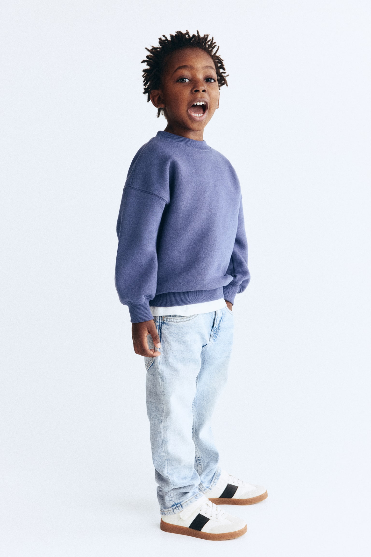 Relaxed Fit Jeans - Light denim blue/Dark grey/Denim blue/Light denim blue/Dark grey/Denim blue/Dark denim blue/Denim blue - 6