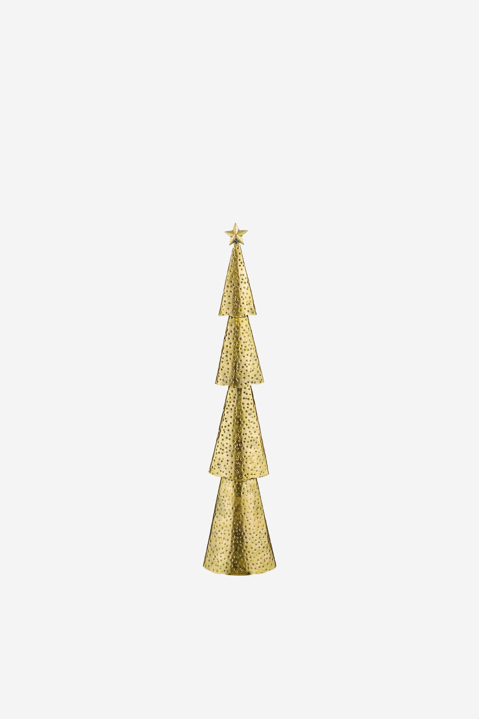Weihnachtsdekoration Baum Aus Metall - Gold - 1
