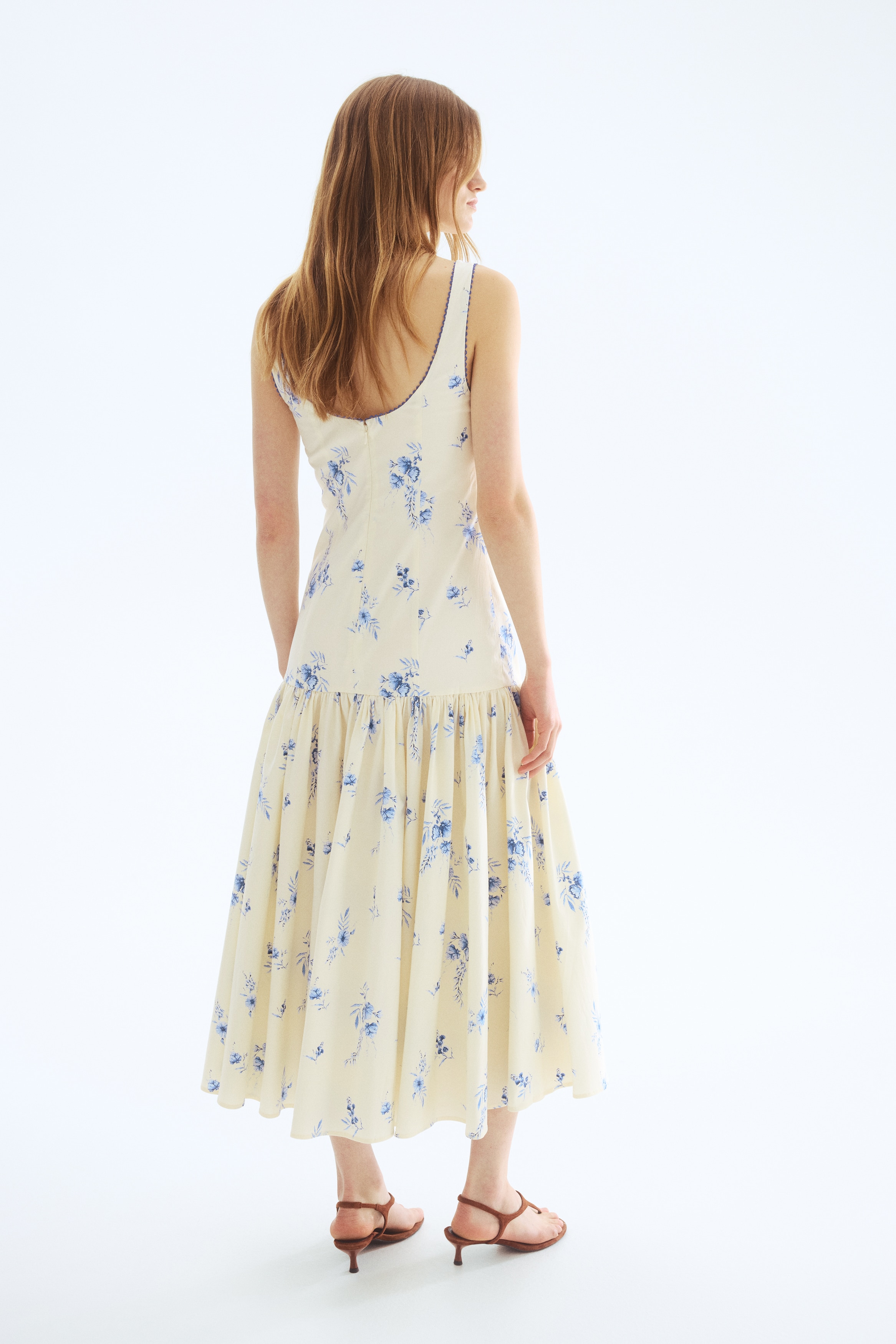 花柄ロング・マキシワンピース | 長袖・半袖 他 | H&M JP