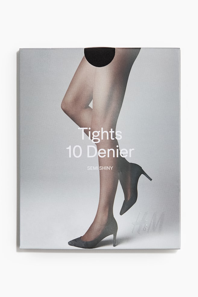 Tights 10 denier - Grey - 1
