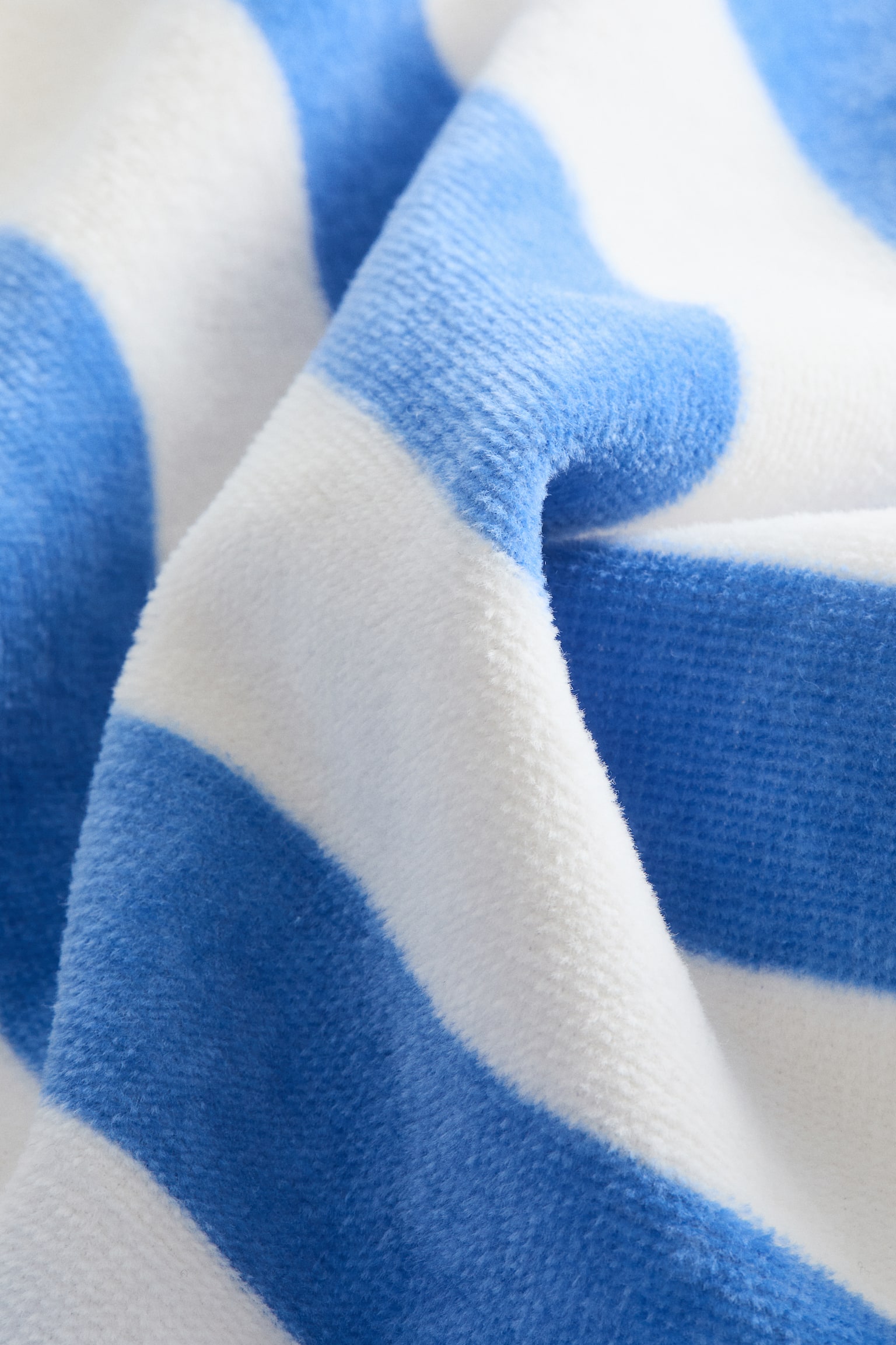 Baby poncho towel - White/Blue striped/Light pink/Striped/Beige/Striped - 4