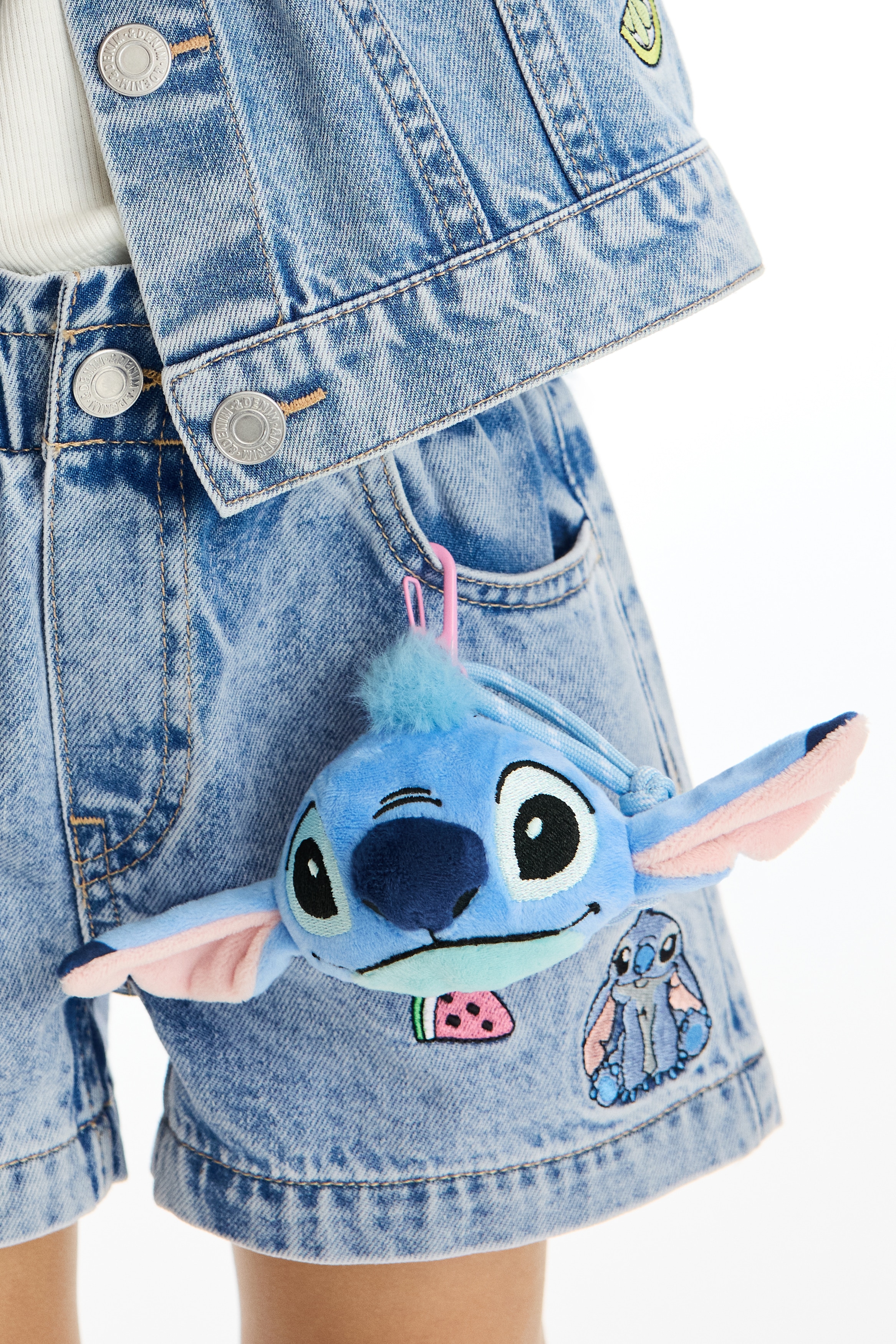 Charm para bolso - Azul/Lilo & Stitch/Verde/Minecraft