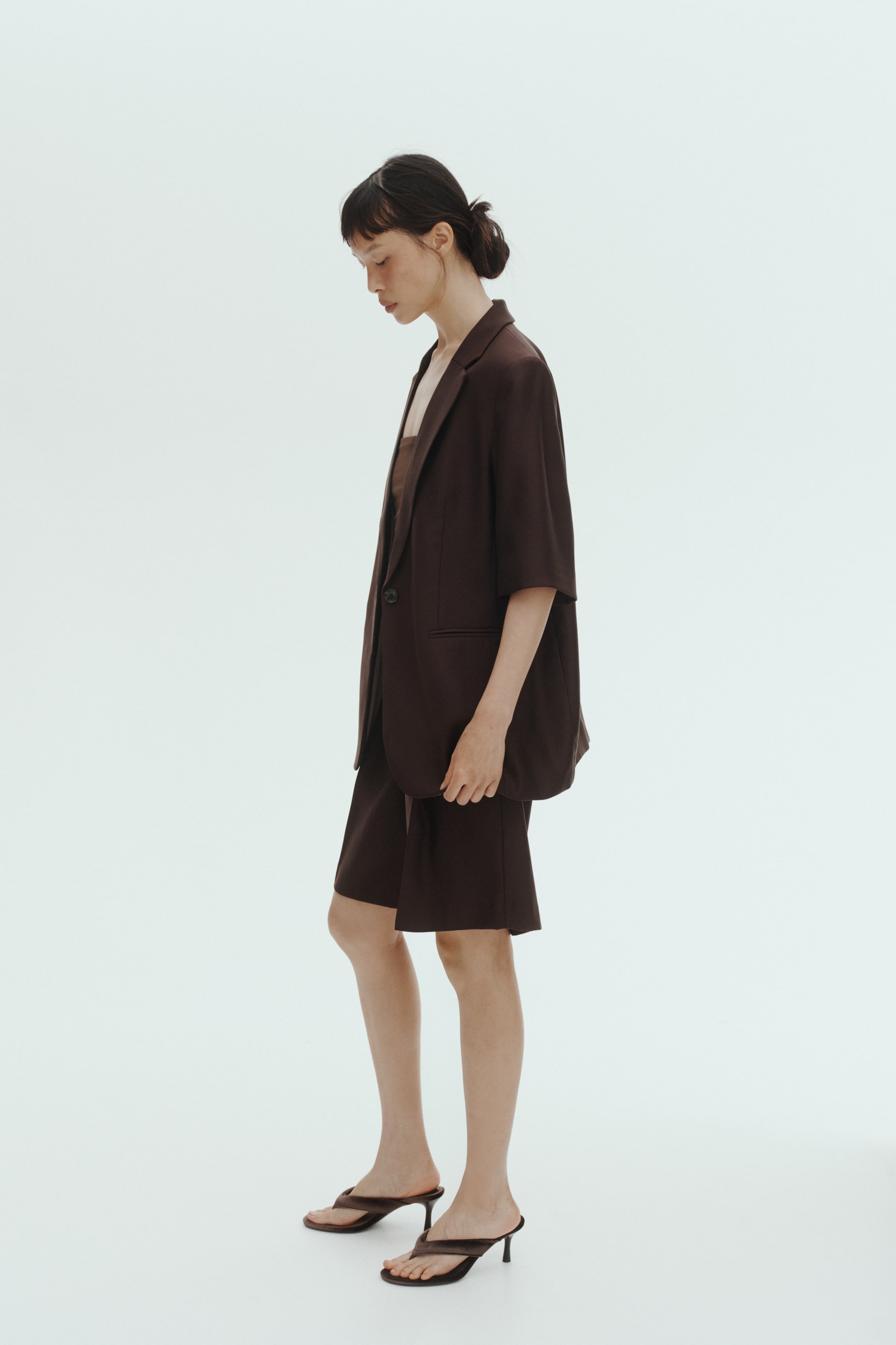 Blazer à manches courtes
