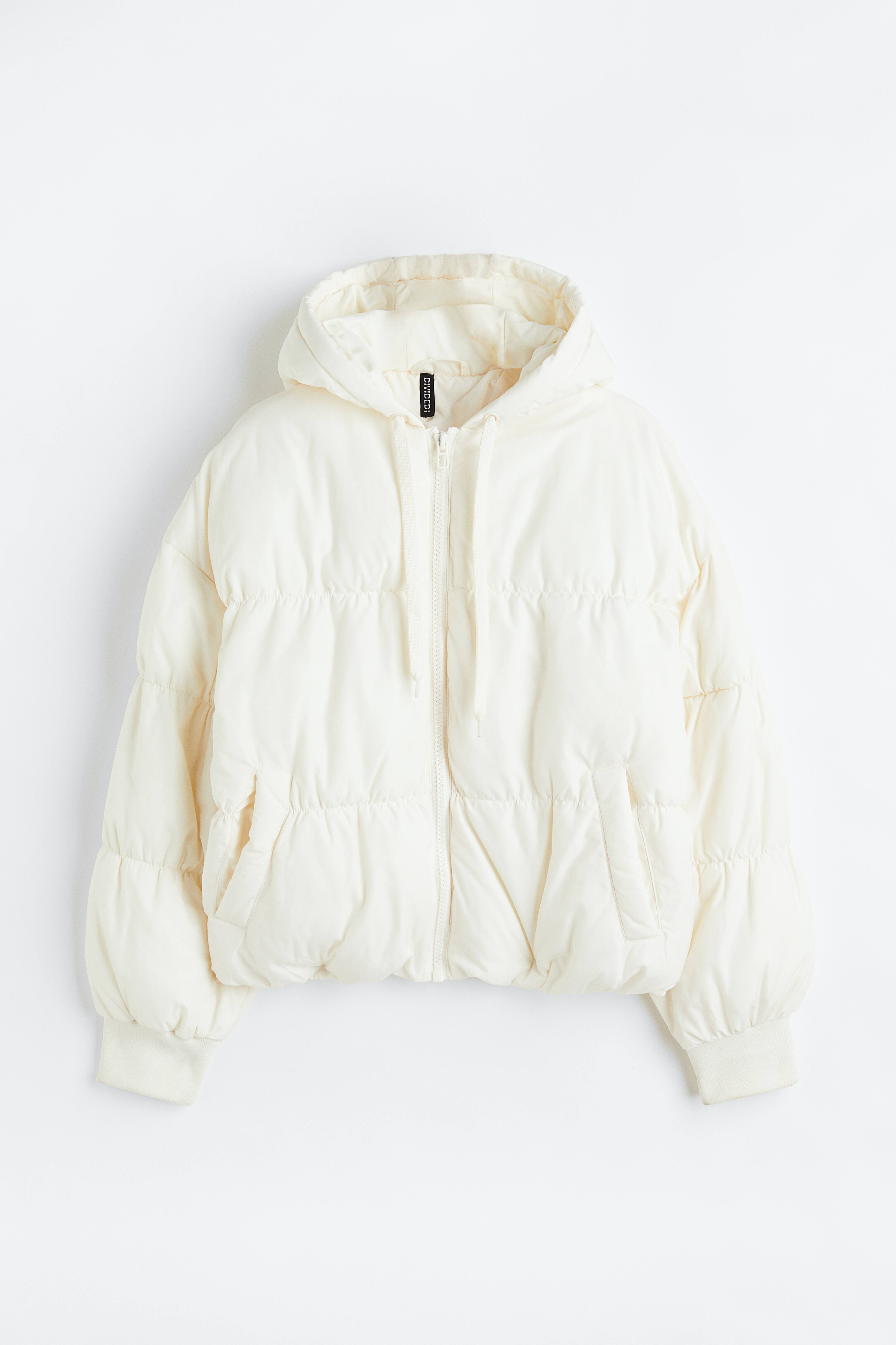 H&m white padded jacket hotsell