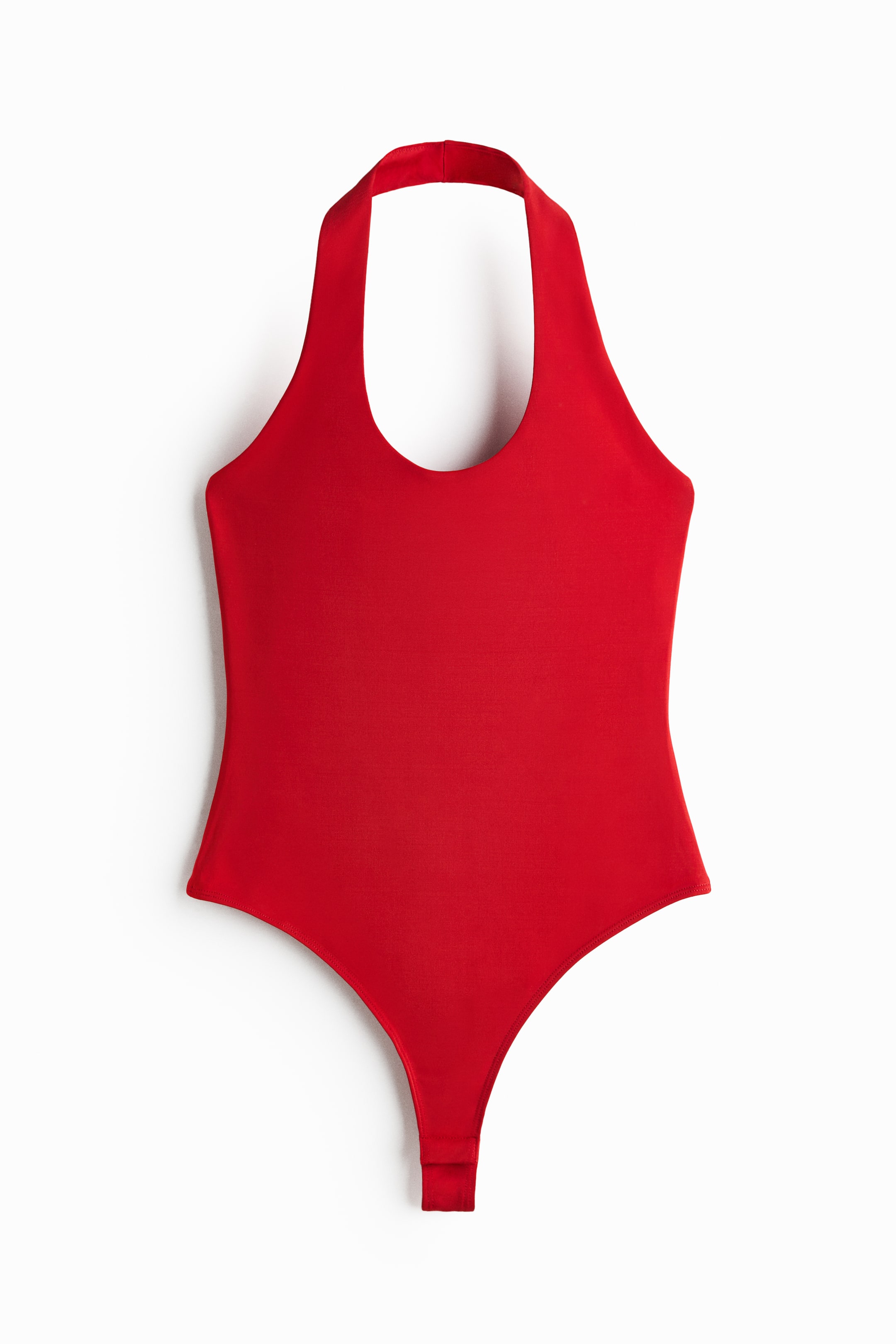 Halterneck Thong Bodysuit