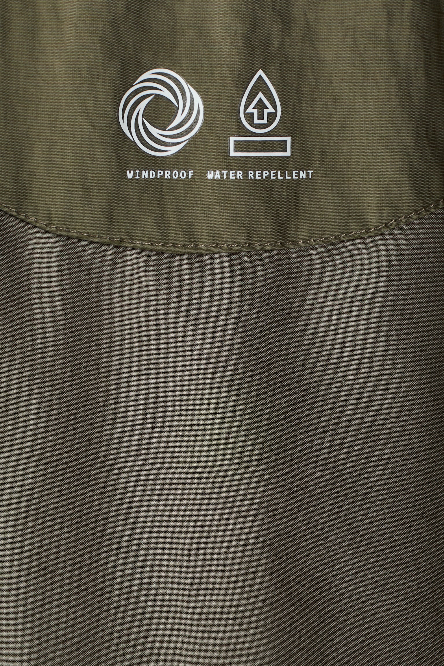 Water-repellent coach jacket - Khaki green/Black/Beige - 2