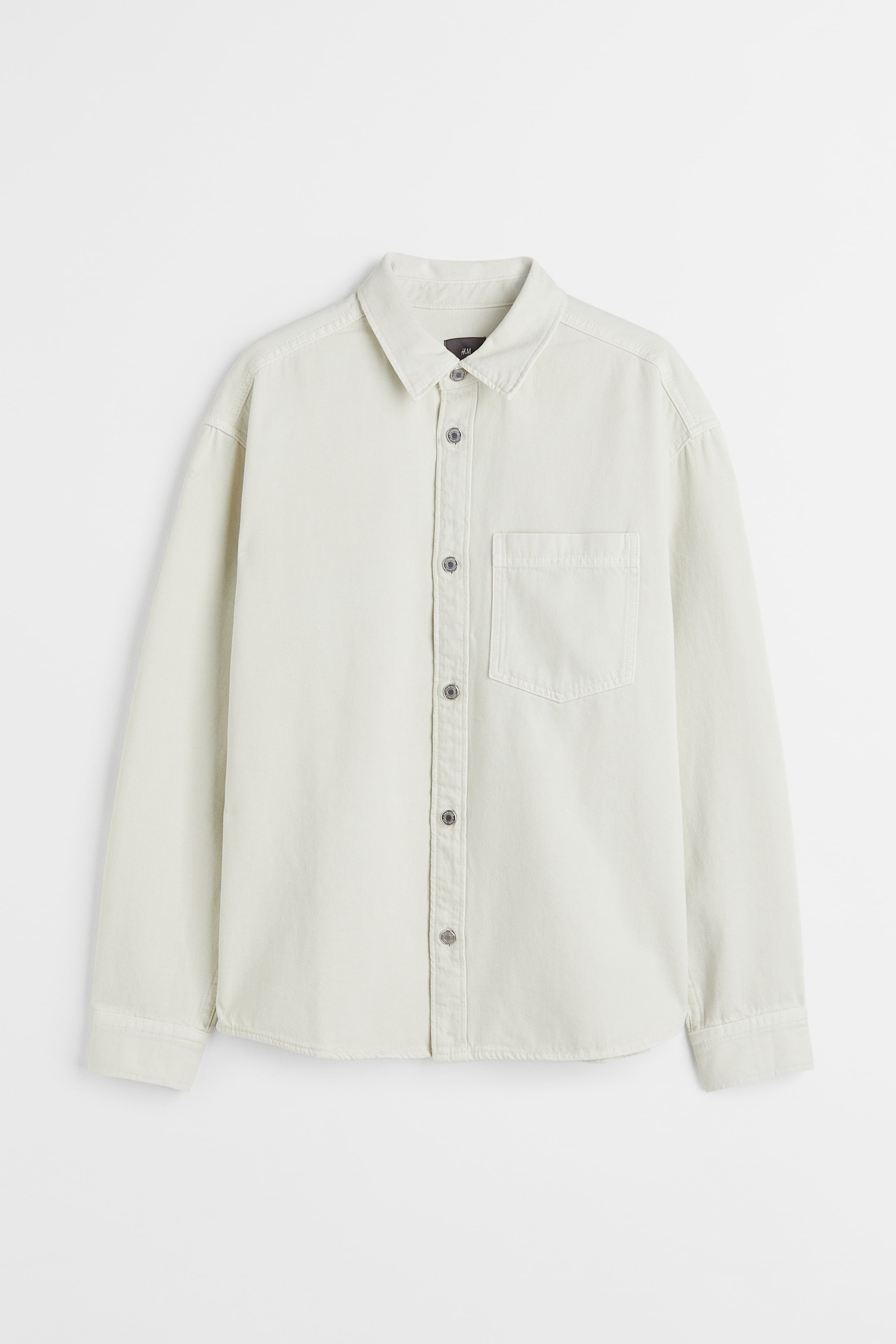 Agrandir l'image: Surchemise en denim - Crème - HOMME | H&M FR 1