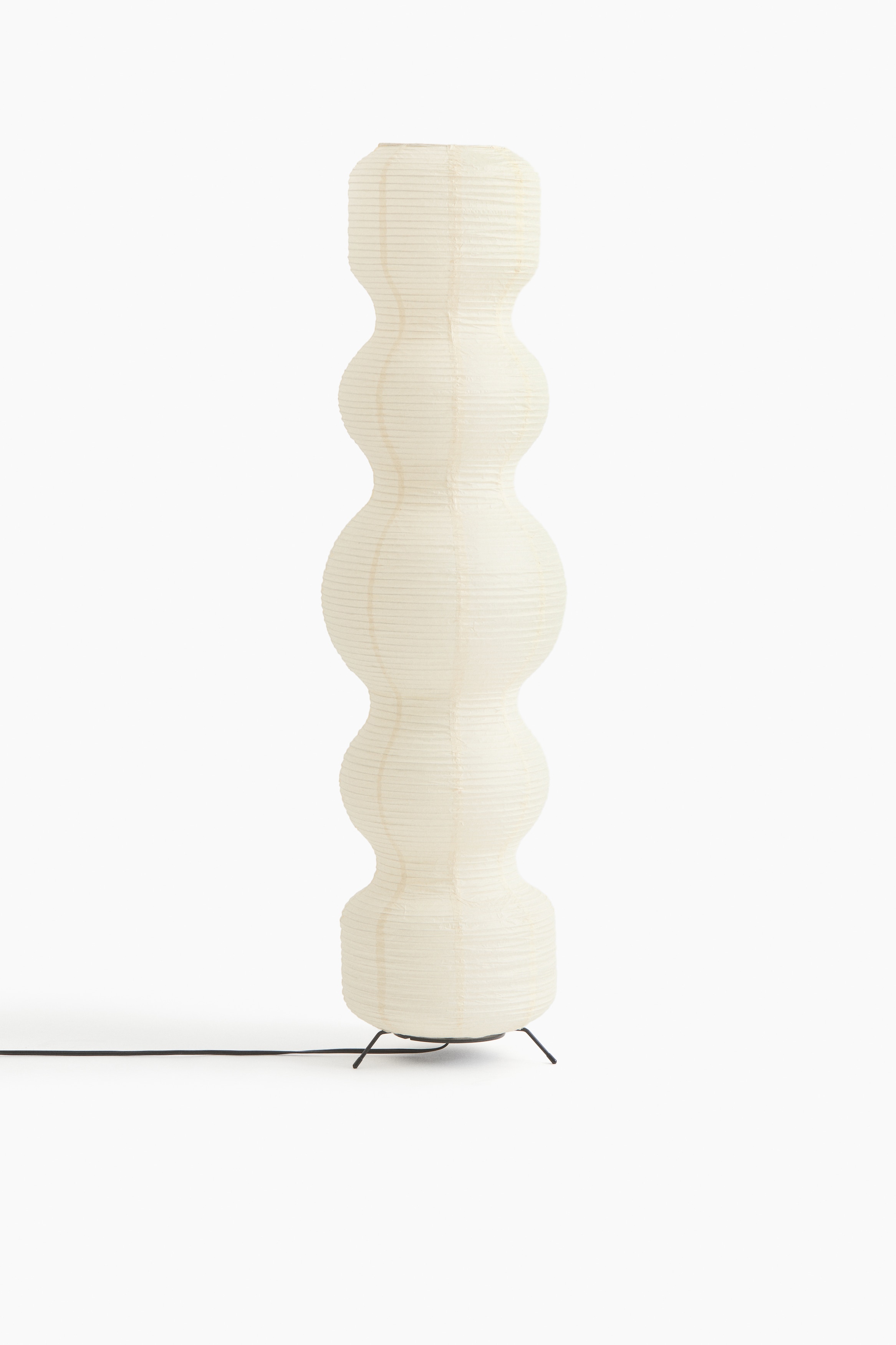 H&M Home  - Rice paper floor lamp - Light beige