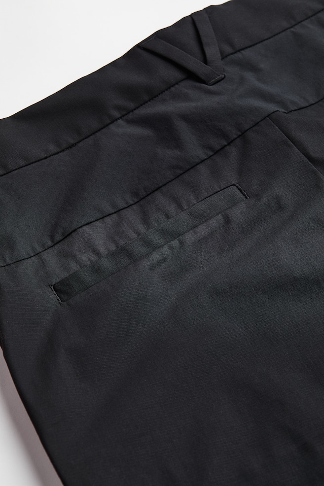Regular Fit Water-repellent outdoor trousers - Black/Dark khaki green - 9