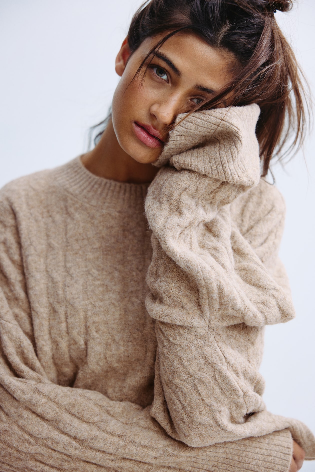 Cable-Knit Sweater - image 2