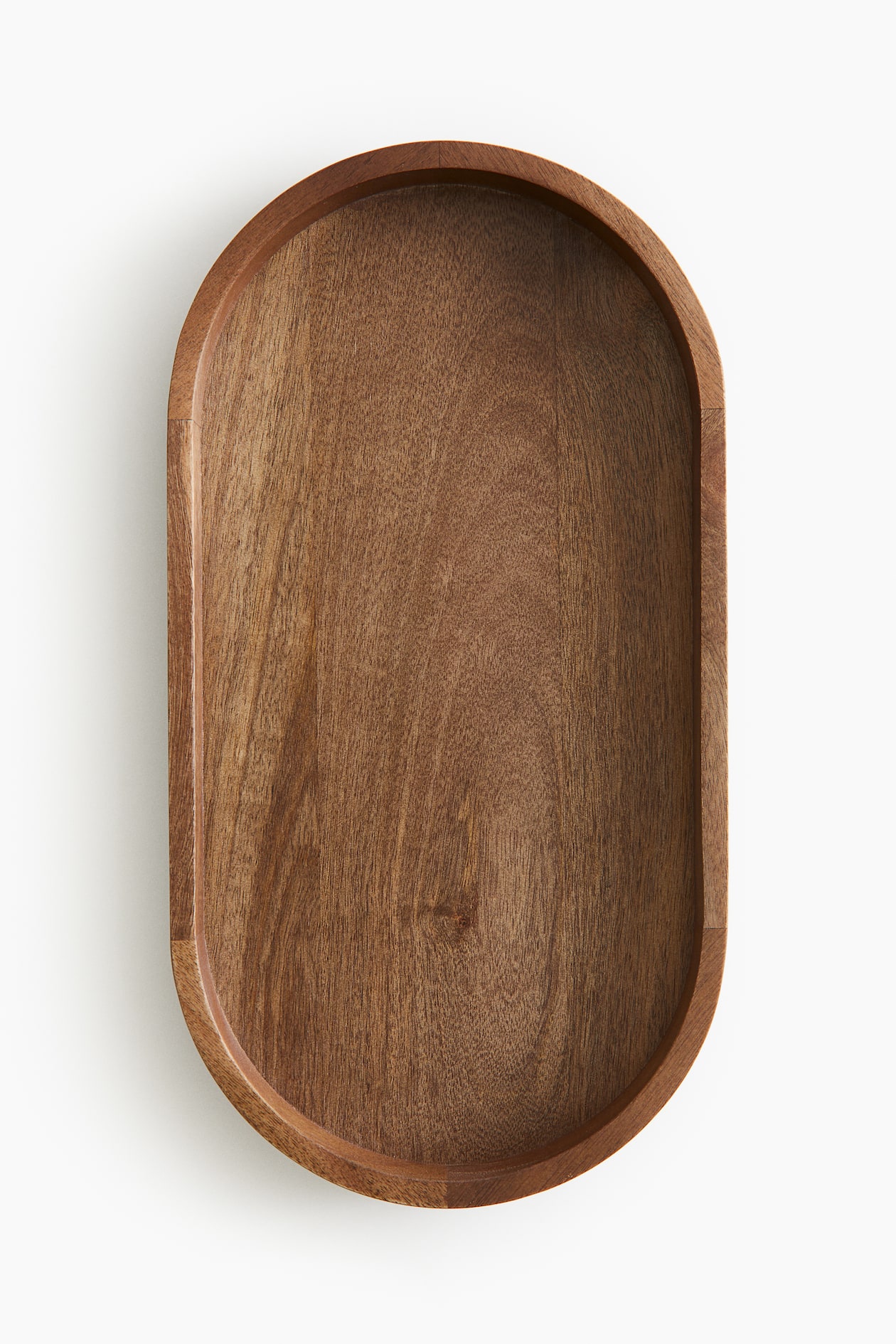Oval Mango Wood Tray - Brown - Home All | H&M US