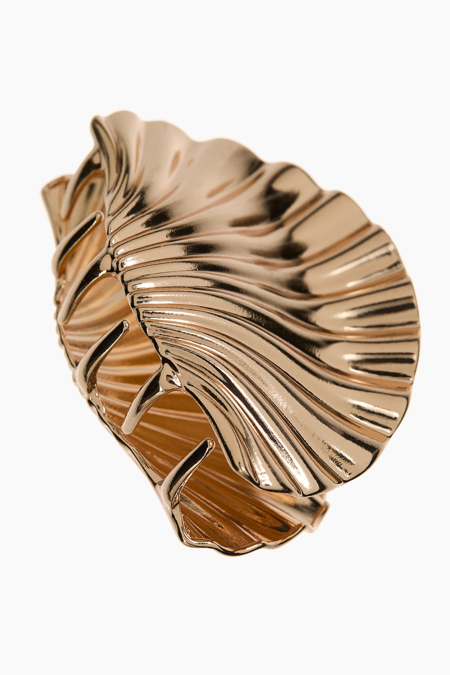 Metal hair claw - Gold-coloured - 2